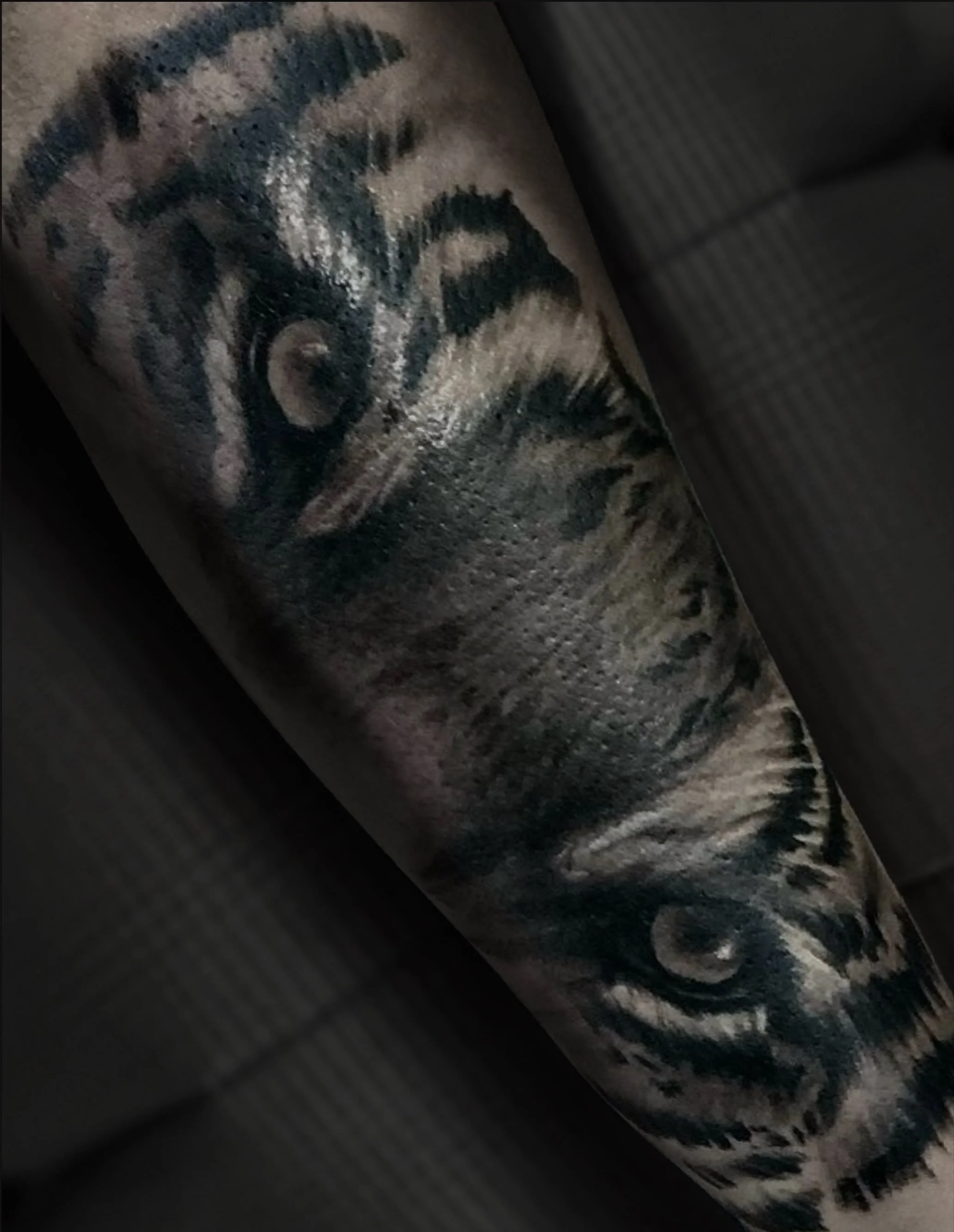 🐅
.
.
#dynamicink #kwadronneedles #georgiatattooartist