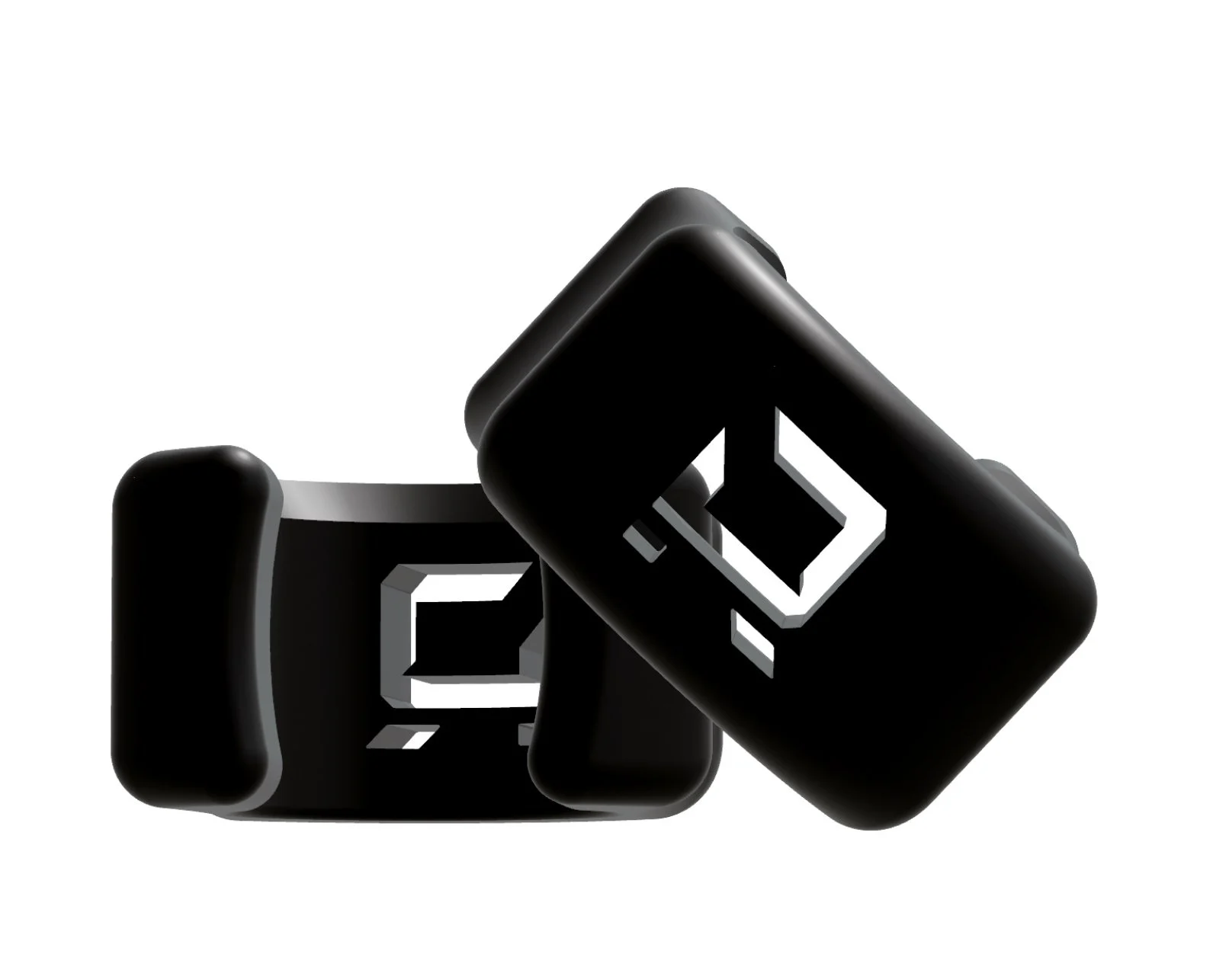 Two black digital counters with numeric displays showing "9" and "0".