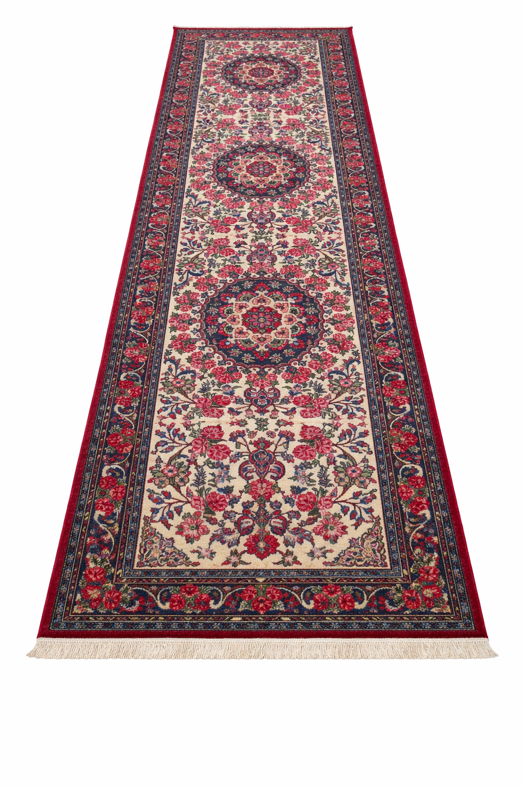 Circa 1980 Fine Handmade Persian Bijar Runner