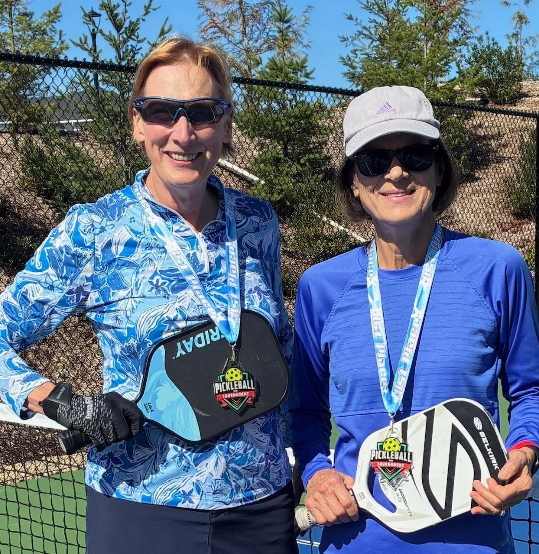 Match Play 2025 - 1st Place Nancy Morgan & Elita Lesh