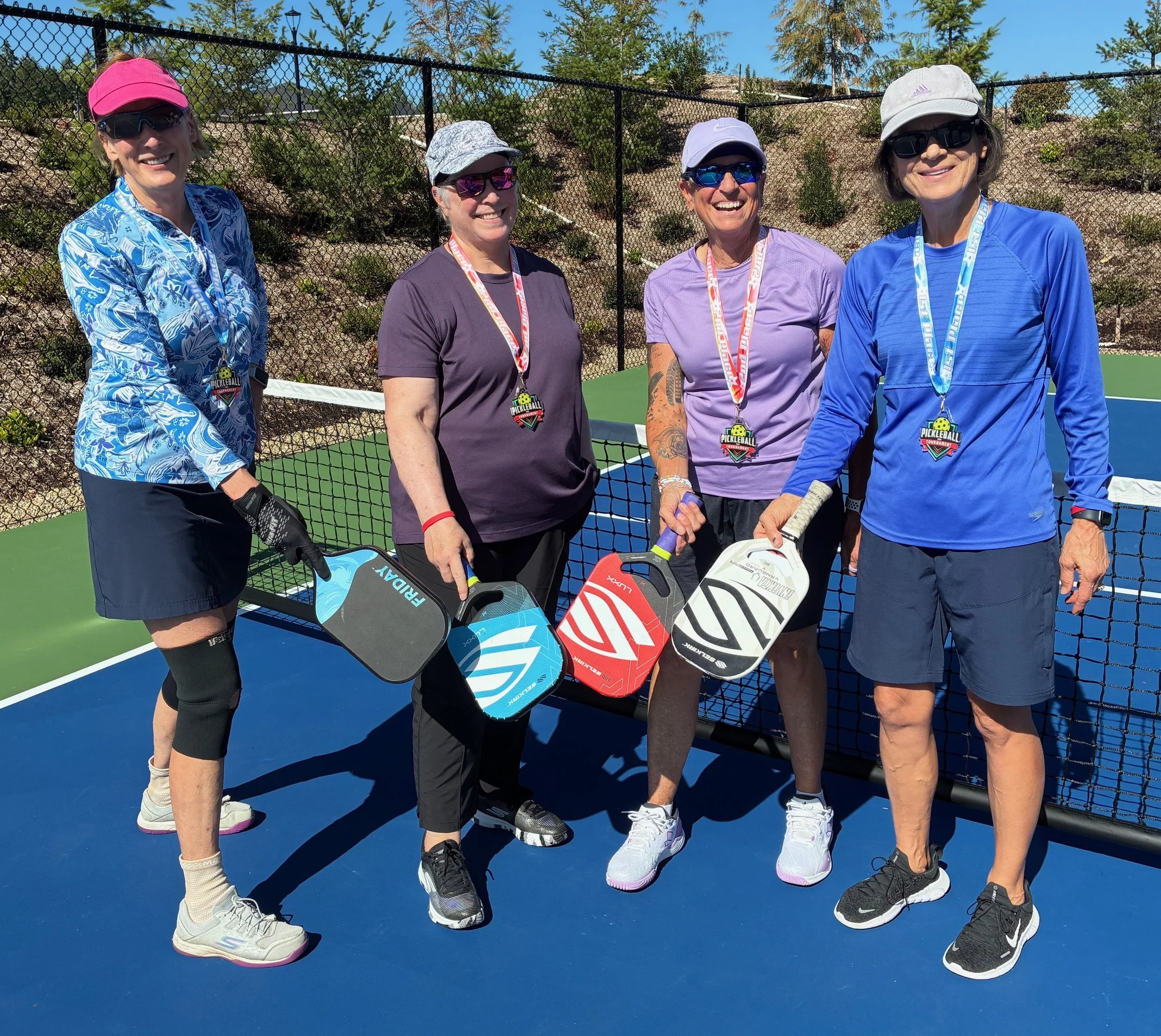 Match Play 2025 Champions - Women's Doubles
1st Place Nancy Morgan & Elita Lesh
2nd Place Kim Freeman & Jeanne Lance