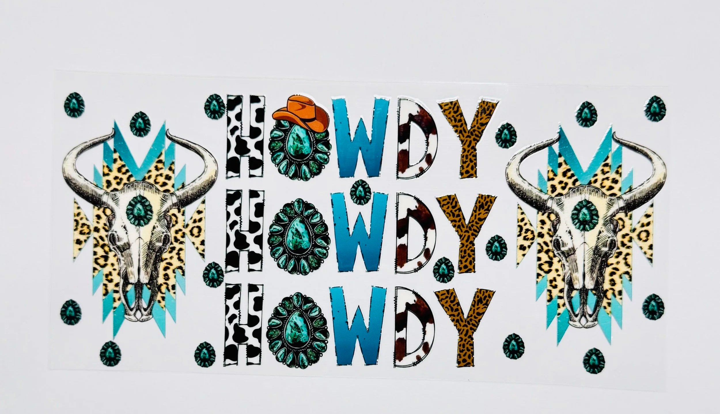 Western -  16 OZ  UV DTF Wrap