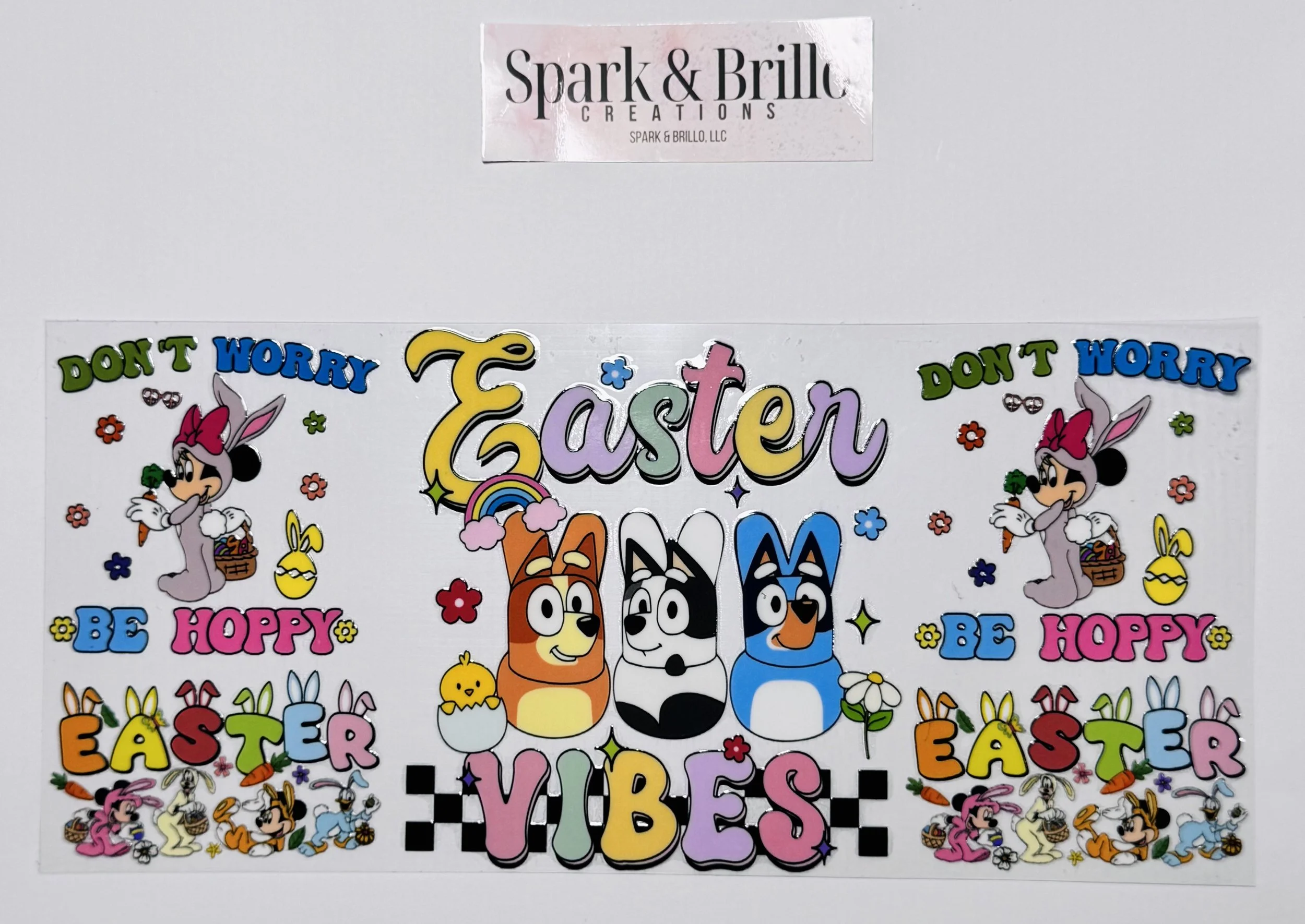 Easter -  16 OZ  UV DTF Wraps