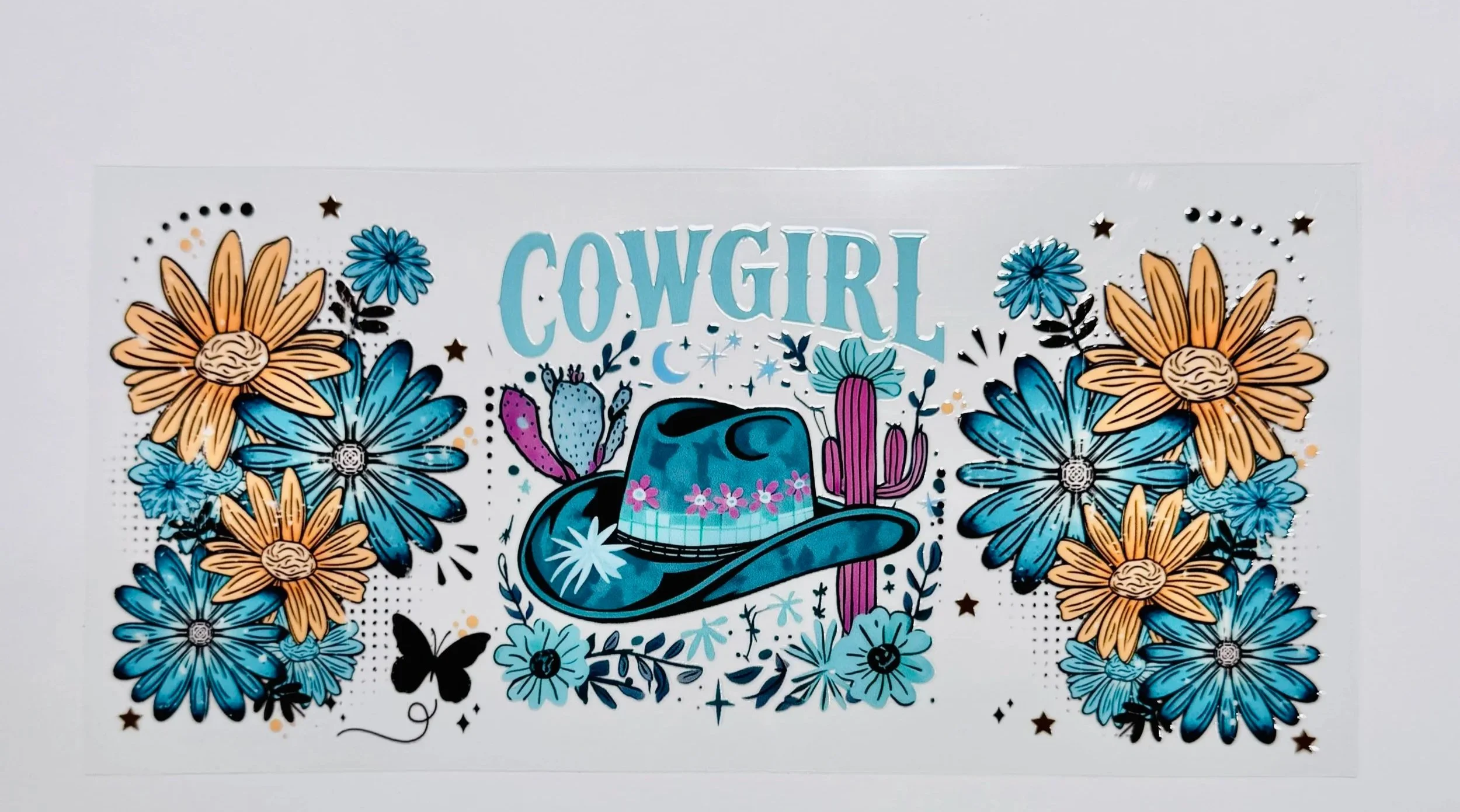 Western -  16 OZ  UV DTF Wraps