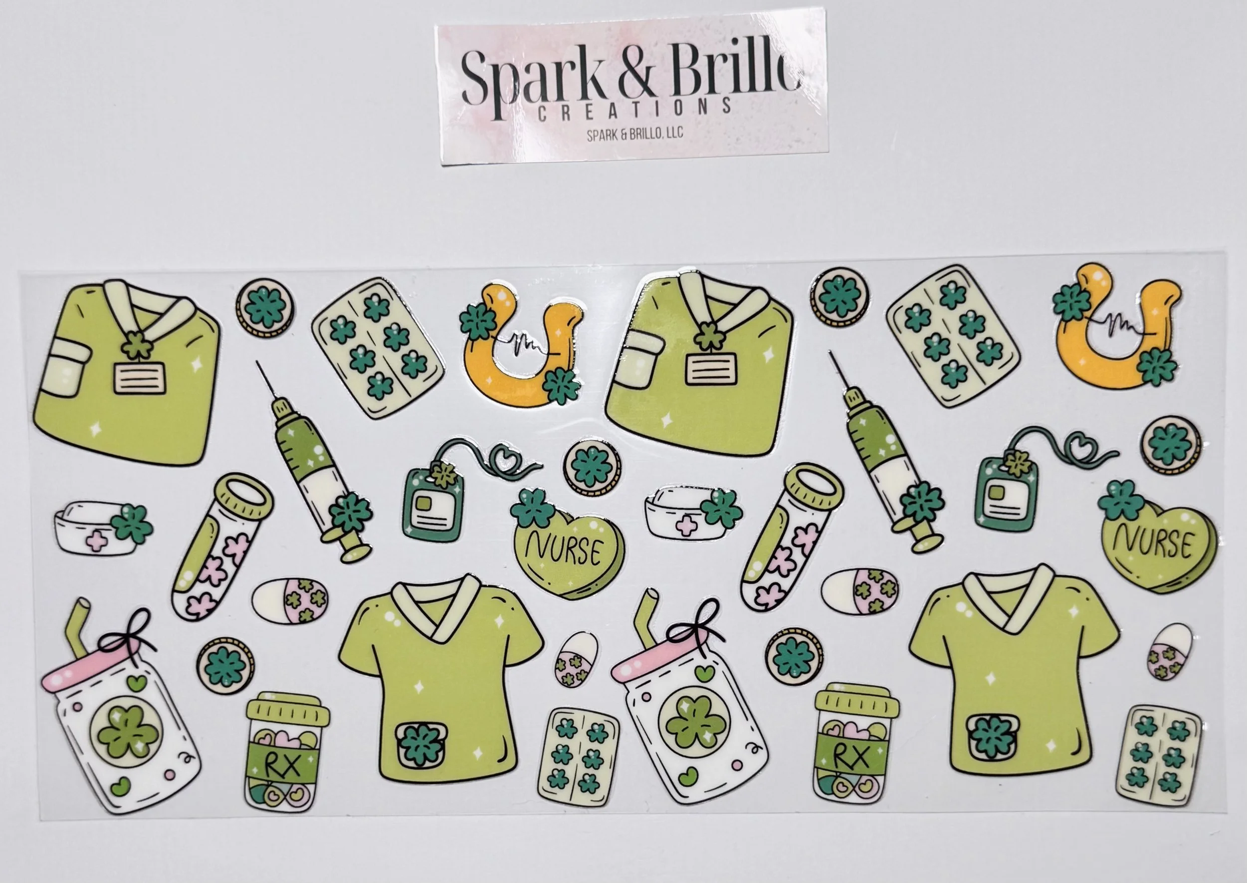 St. Patrick's Day -  16 OZ  UV DTF Wraps