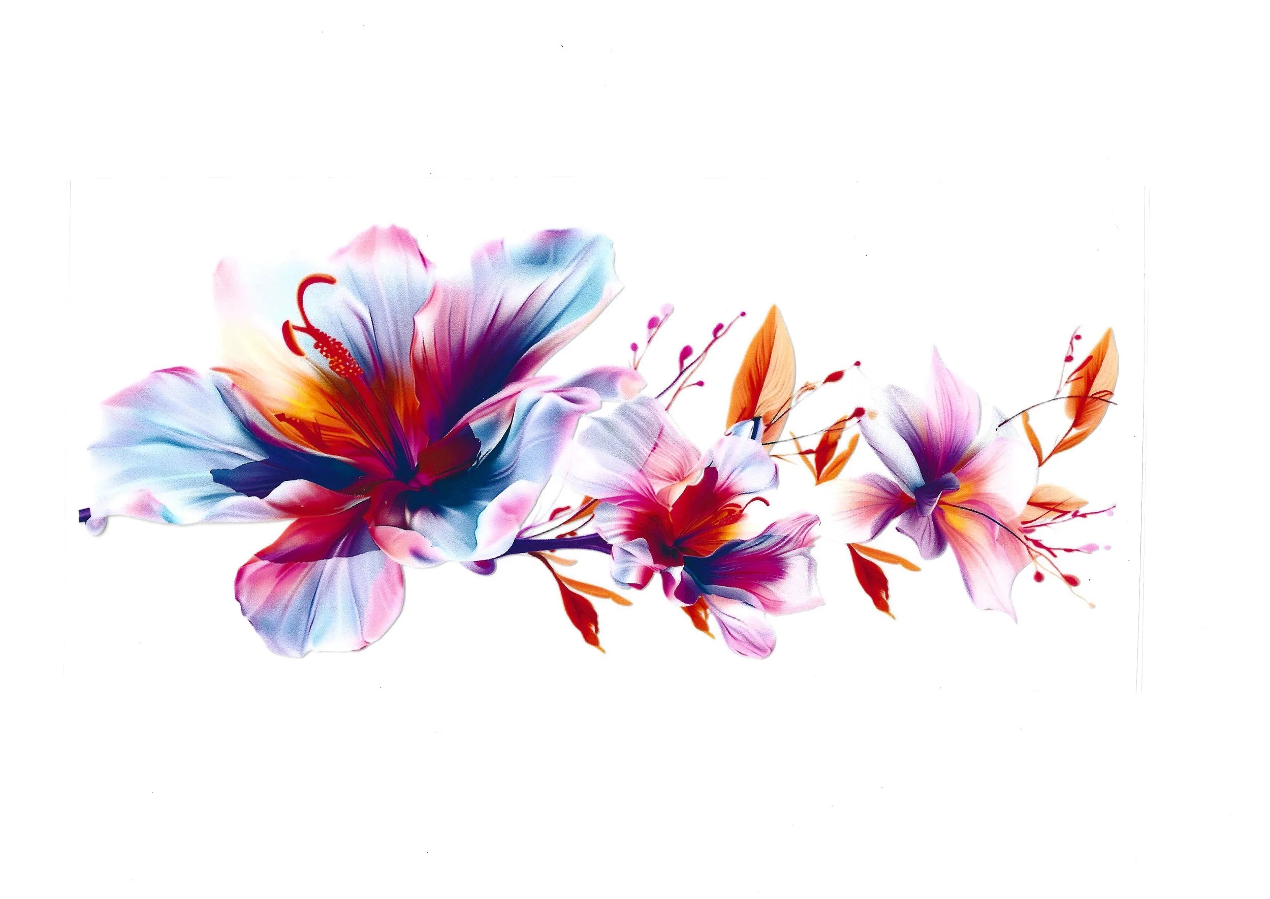 Flowers - 16 OZ Wraps