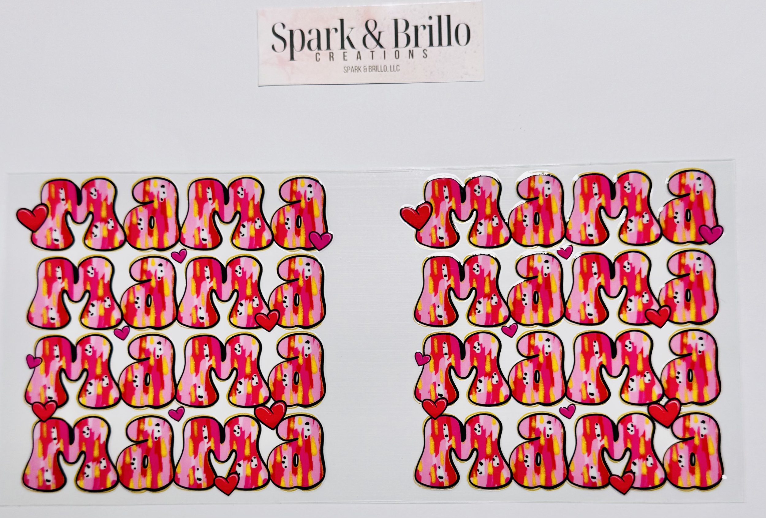 Mama -  16 OZ  UV DTF Wraps