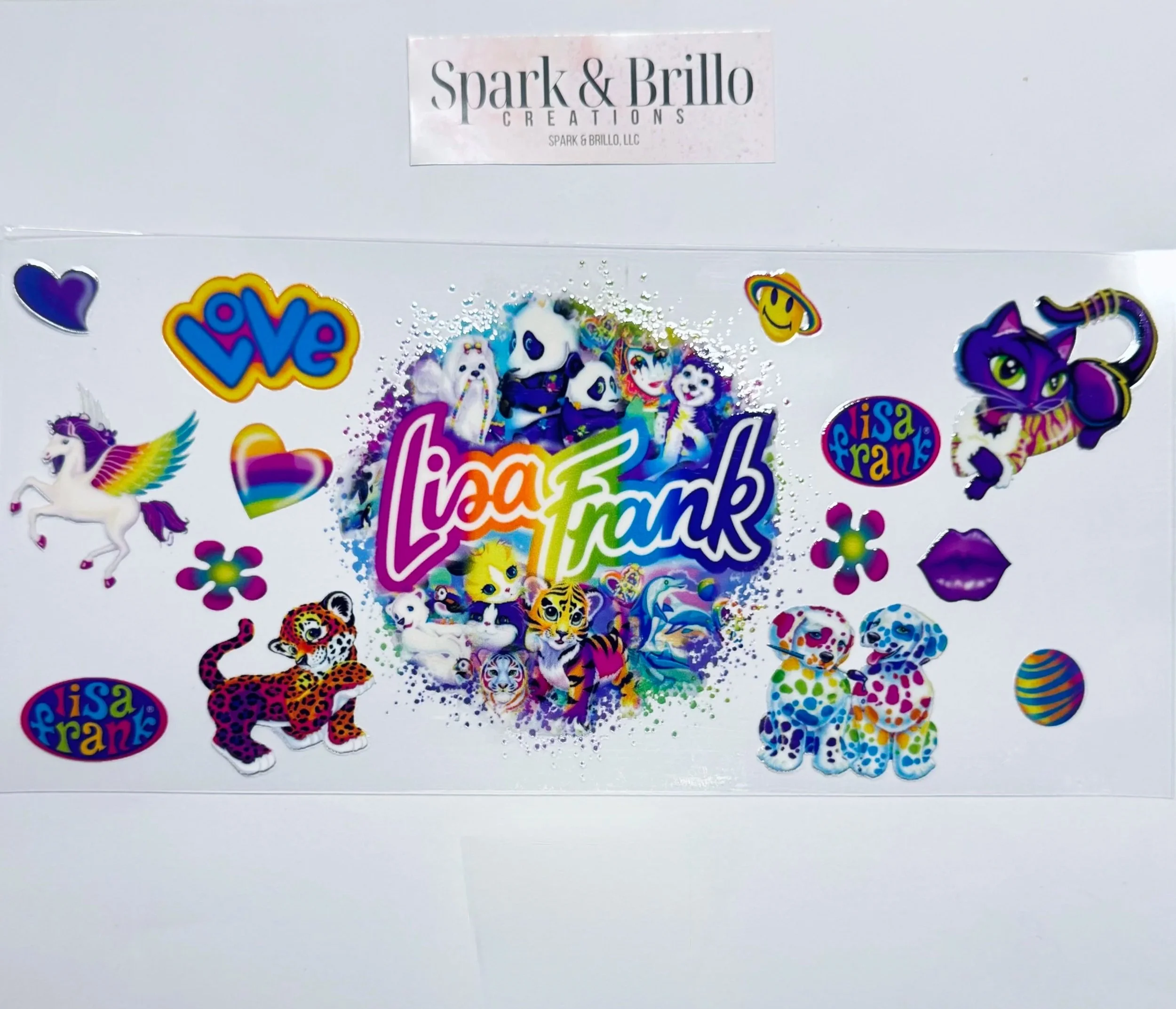 Lisa Frank -  16 OZ  UV DTF Wrap