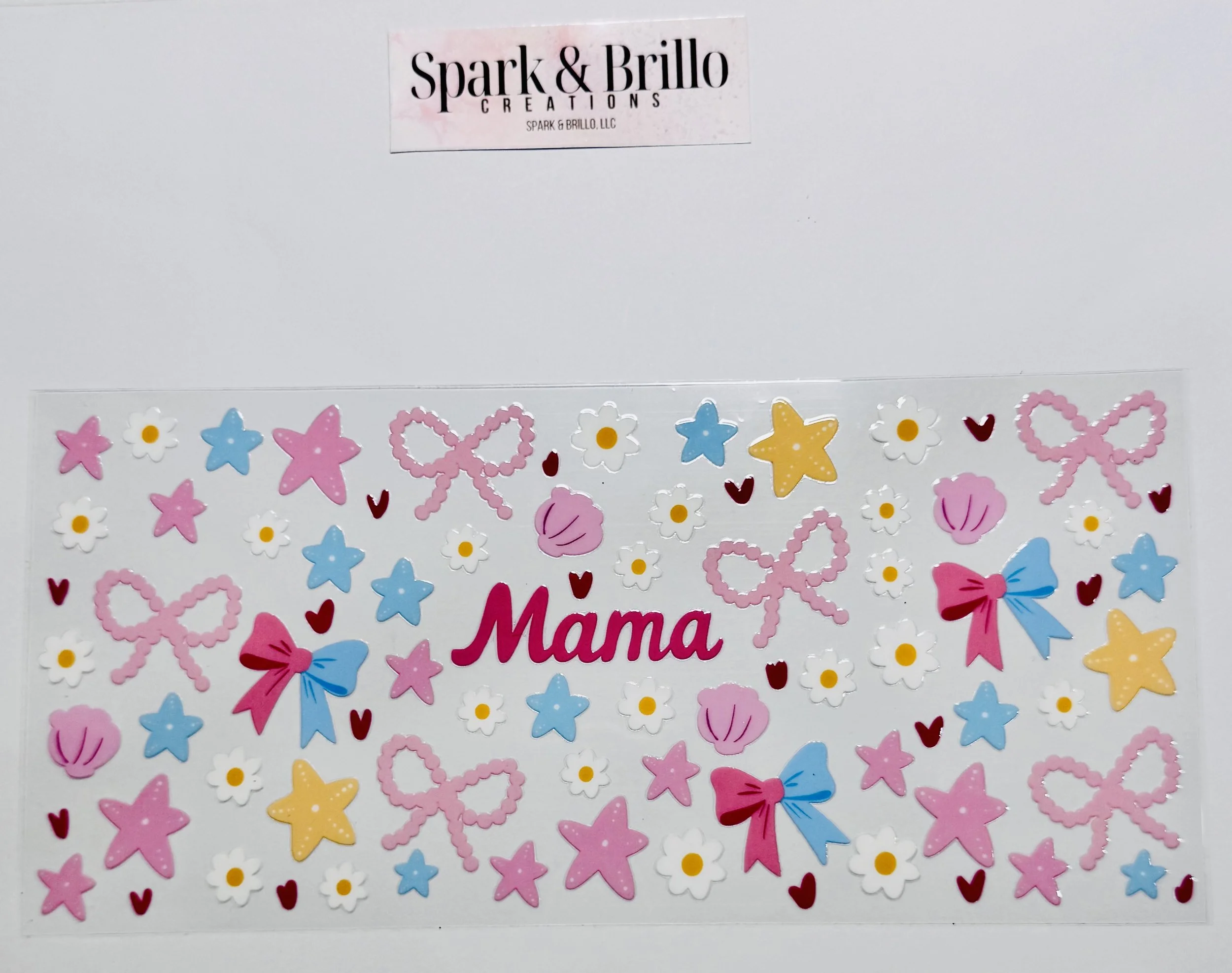 Mama -  16 OZ  UV DTF Wraps