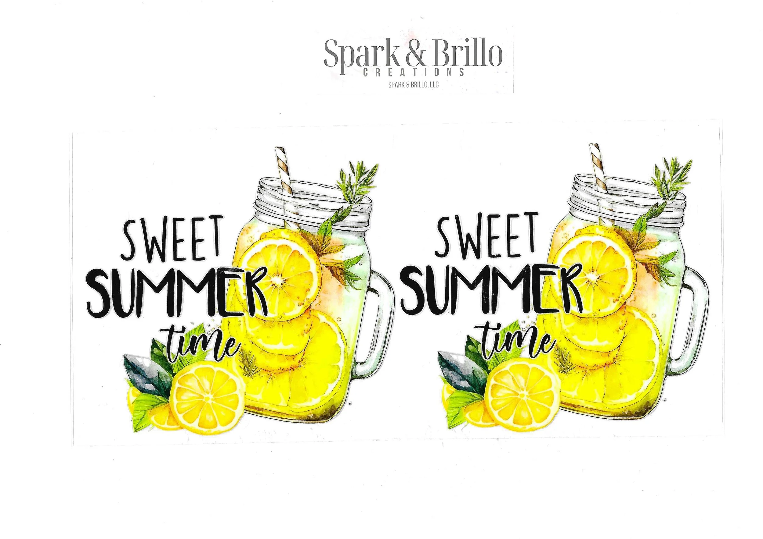 Lemonade-  16 OZ  UV DTF Cup Wraps