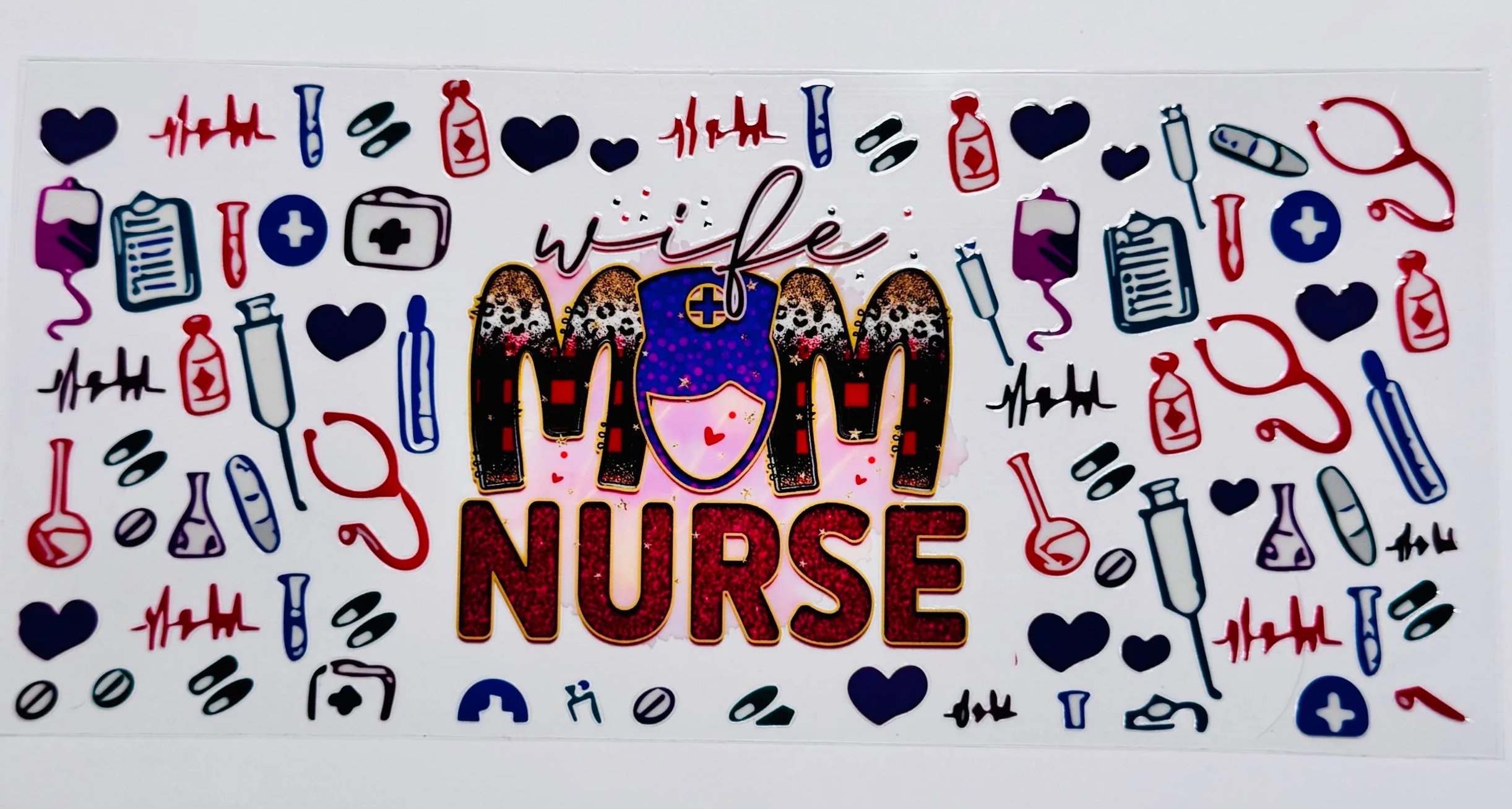 Mama -  16 OZ  UV DTF Wraps