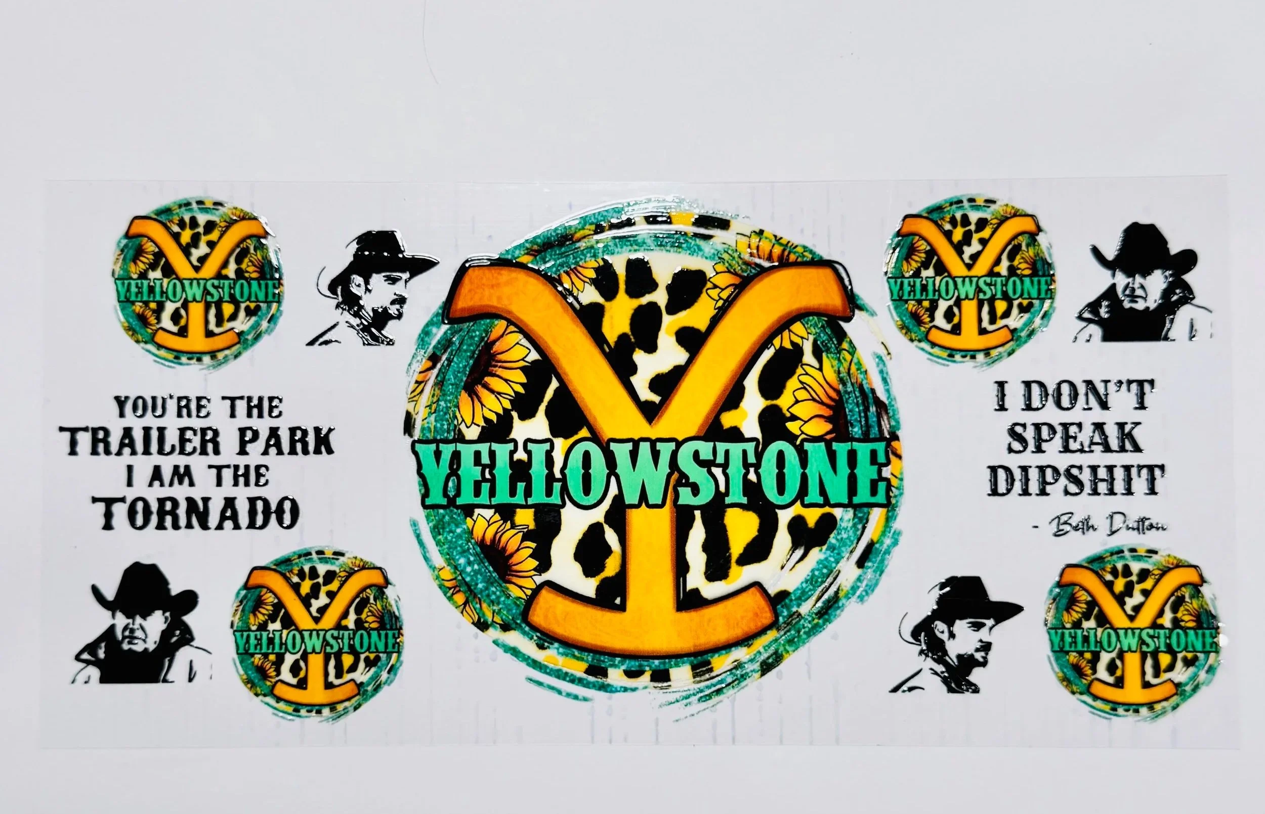 Western -  16 OZ  UV DTF Wrap