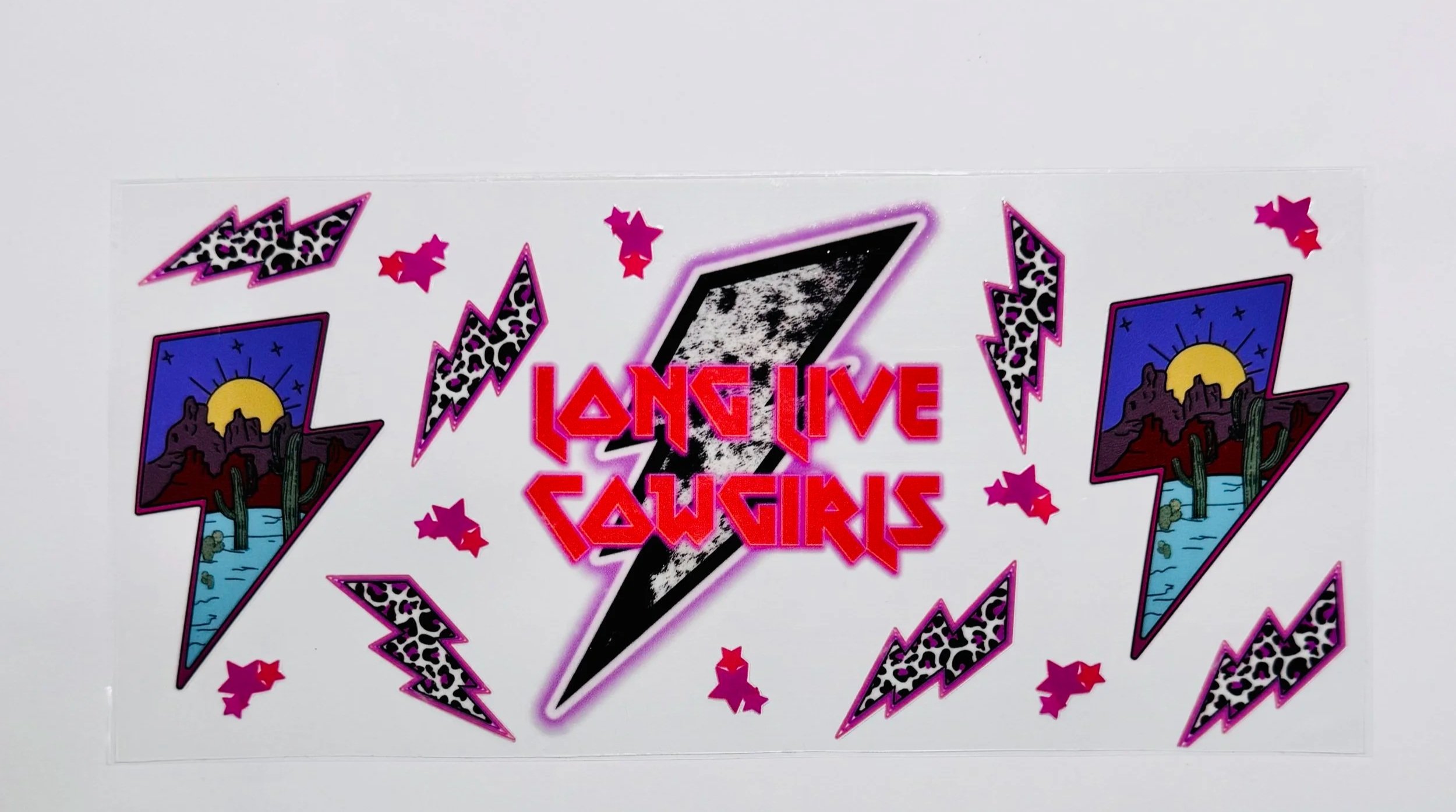 Western -  16 OZ  UV DTF Wraps