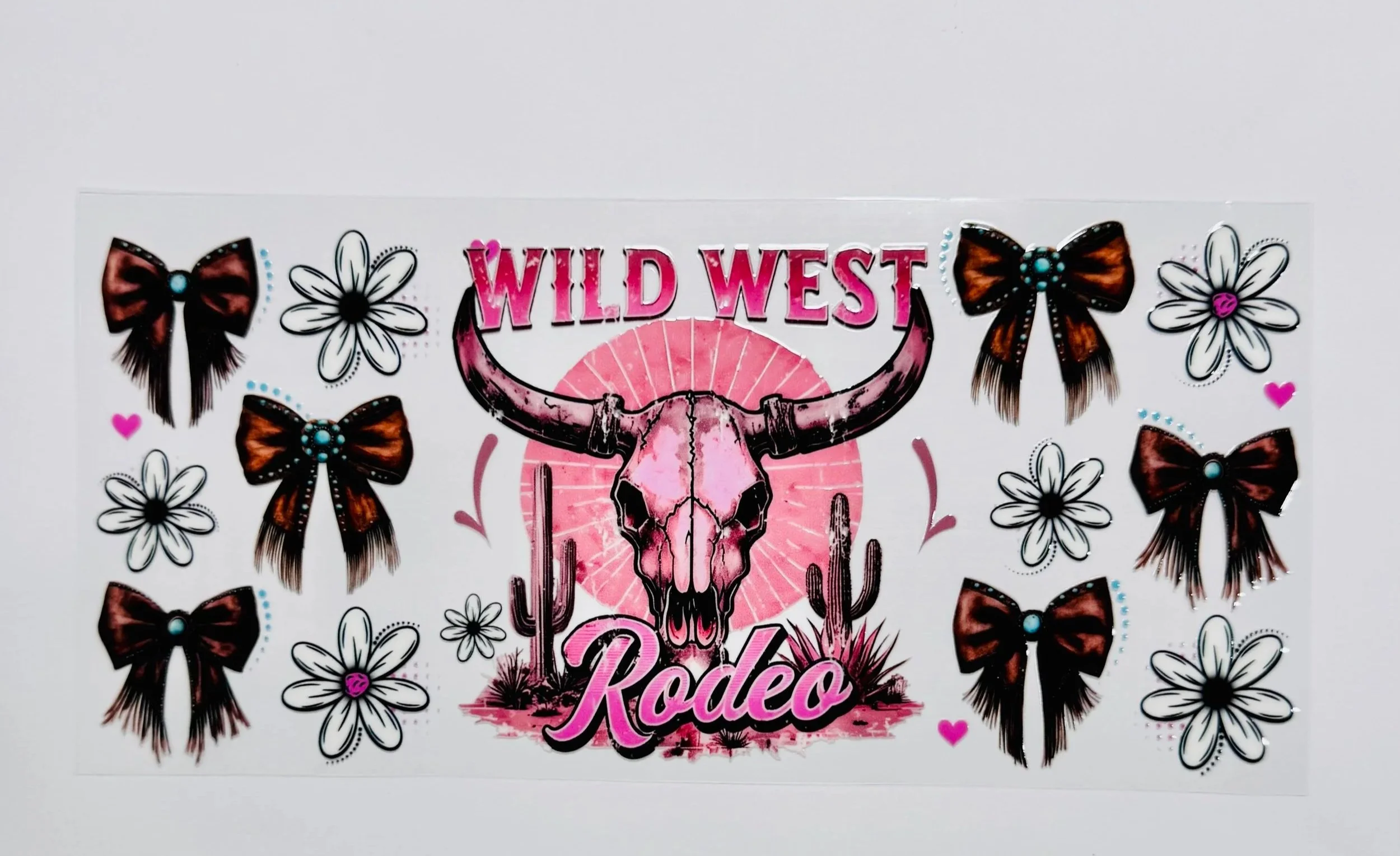 Western -  16 OZ  UV DTF Wraps