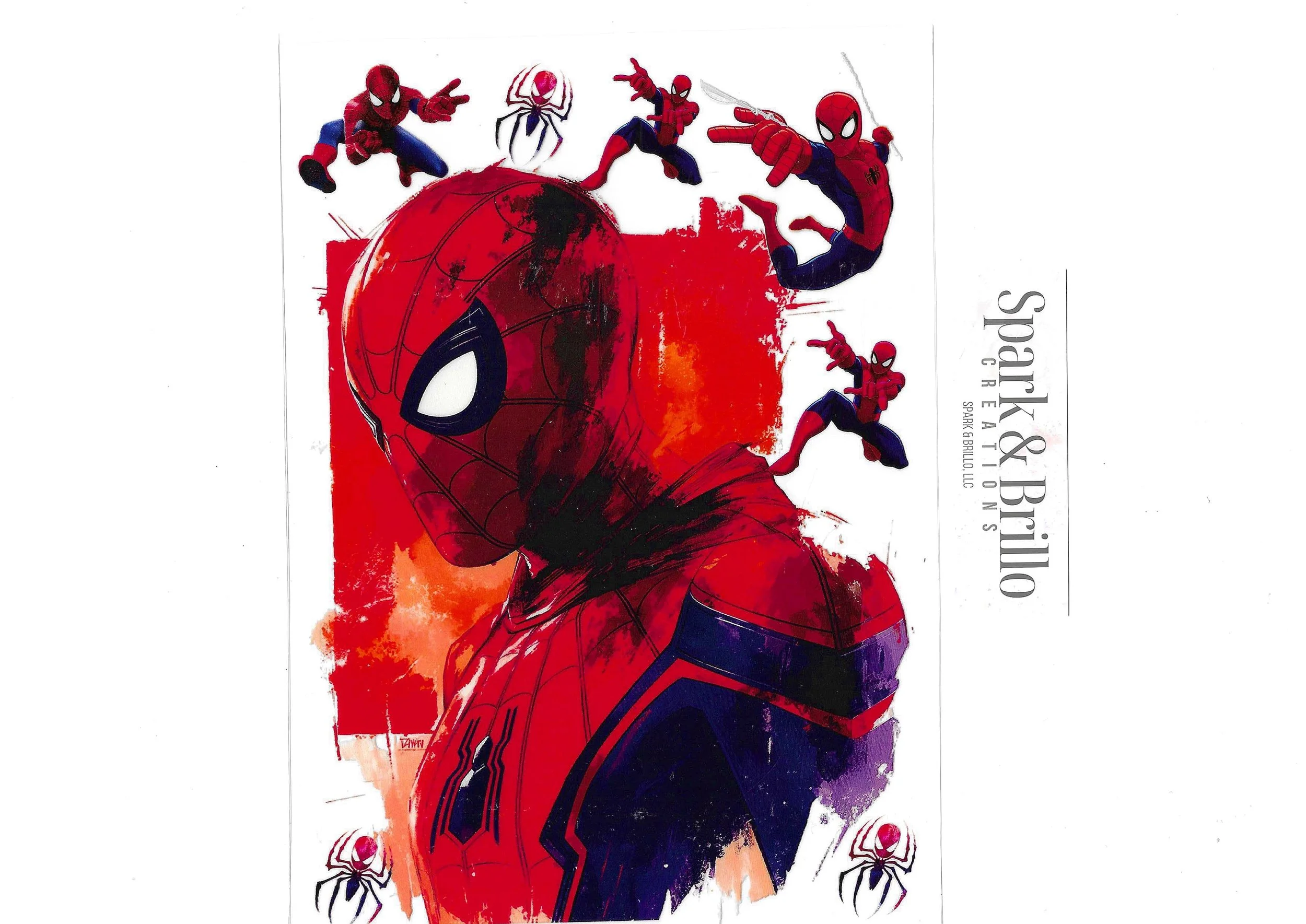Spider Man- A5 Notebooks UV DTF Transfers