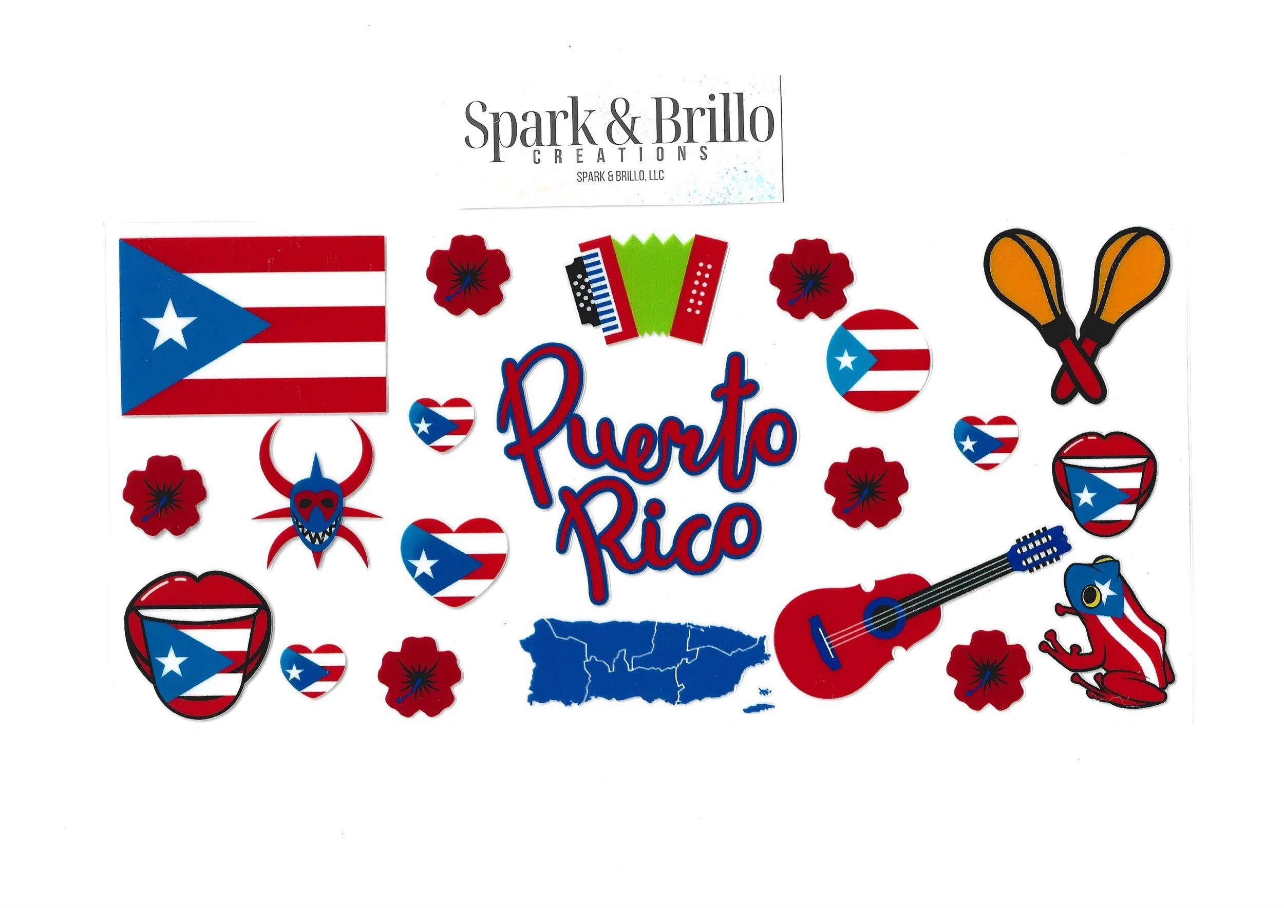 Puerto Rico-  16 OZ  UV DTF Wraps