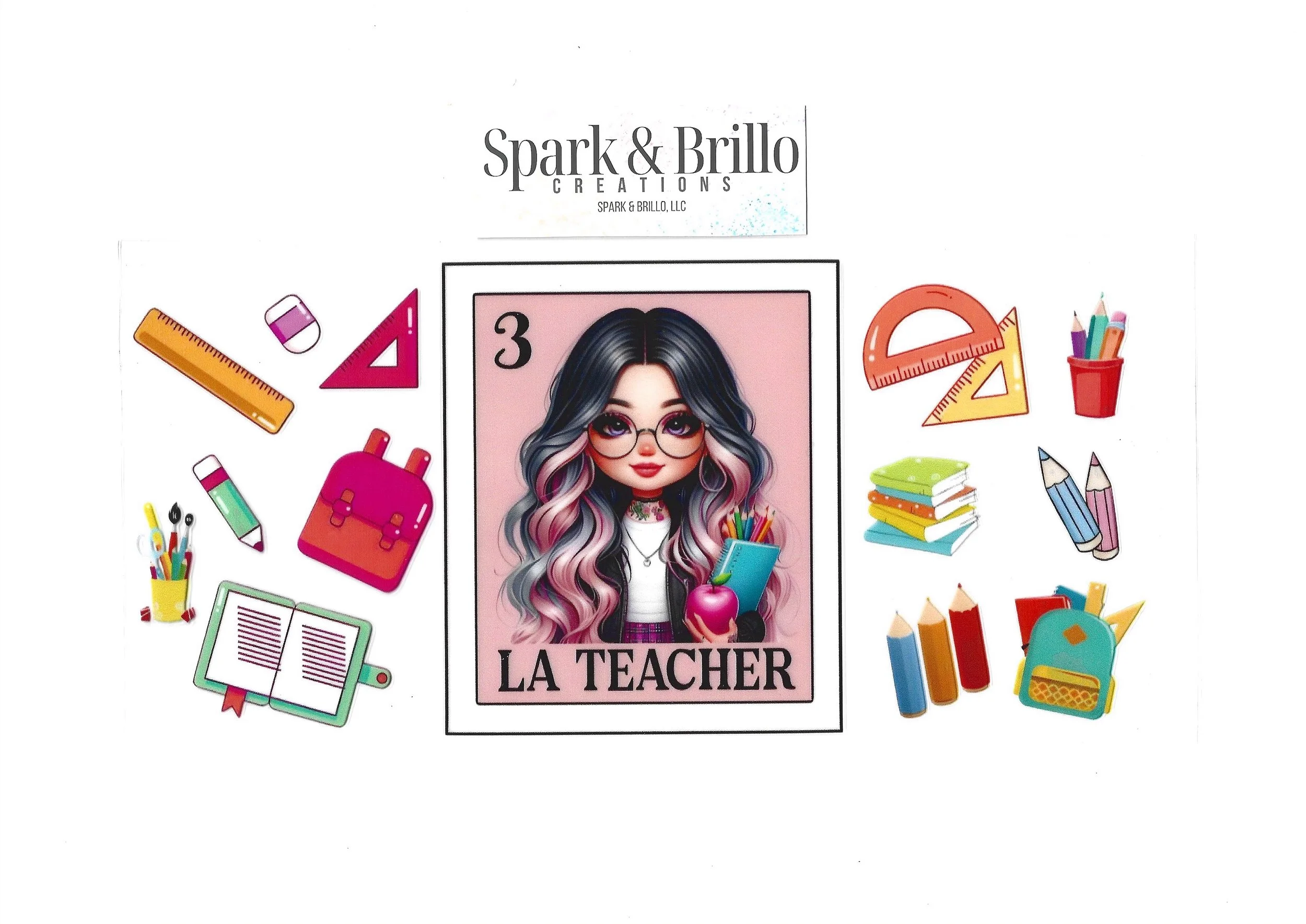 Hispanic | Latin Maestra | Maestro -  16 OZ  UV DTF Wraps