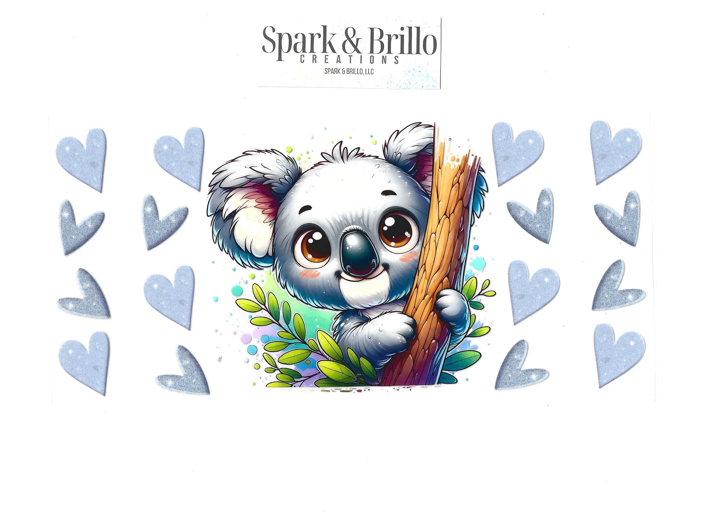 Koalas -  16 OZ  UV DTF Wraps