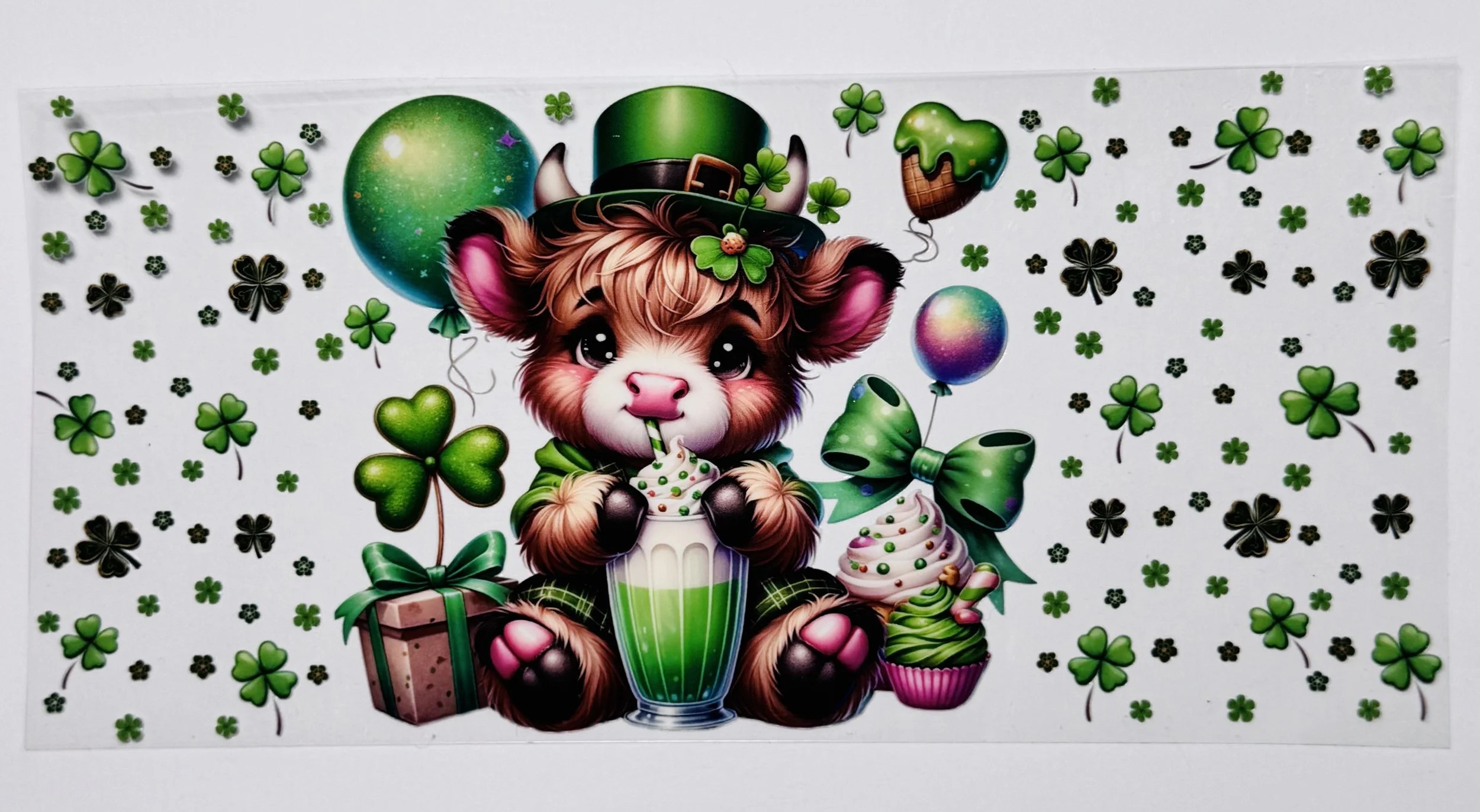 St. Patrick's Day -  16 OZ  UV DTF Wraps