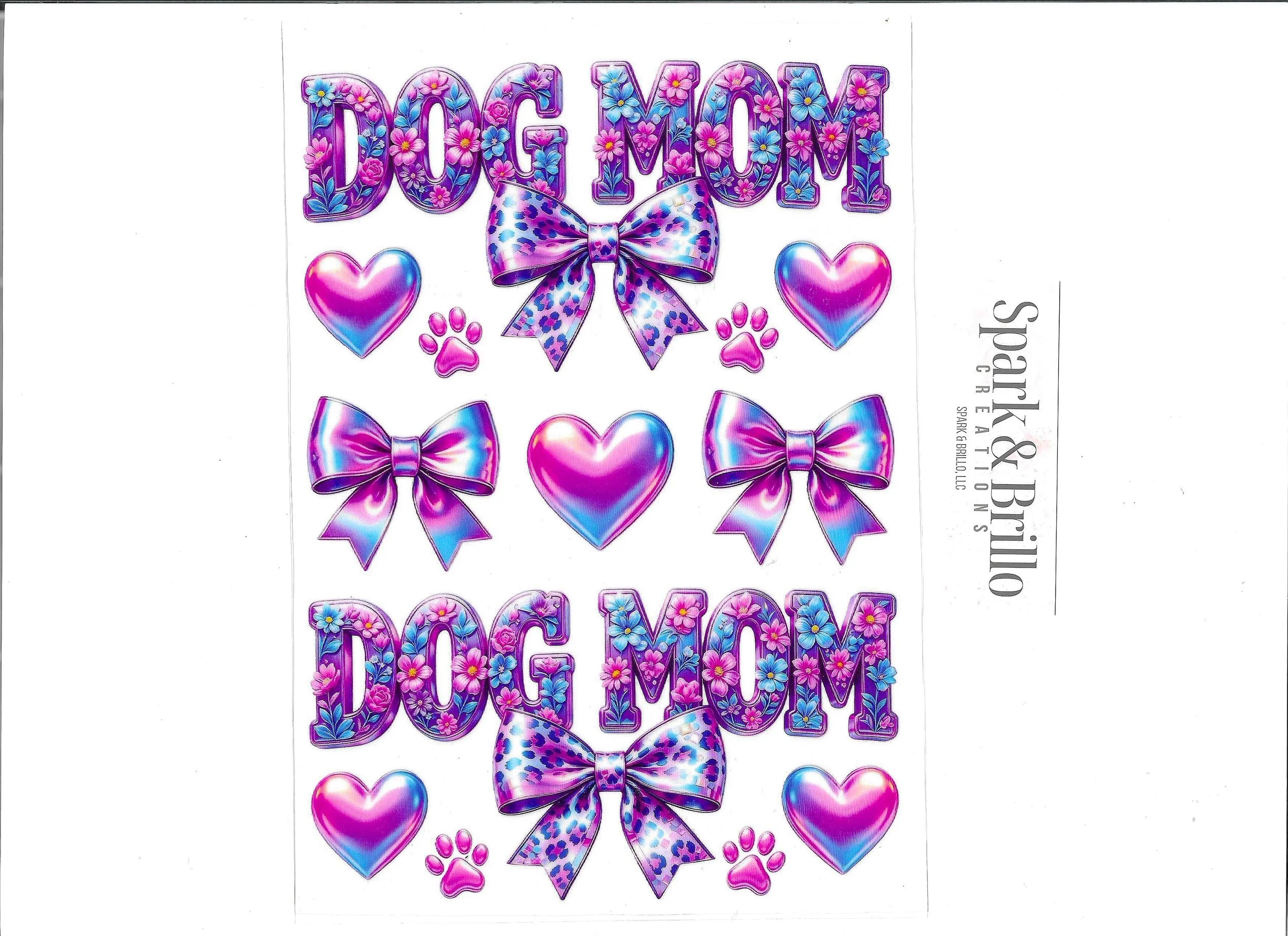 Fur Mama | Cats | Dogs -  A5 Notebooks UV DTF Transfers