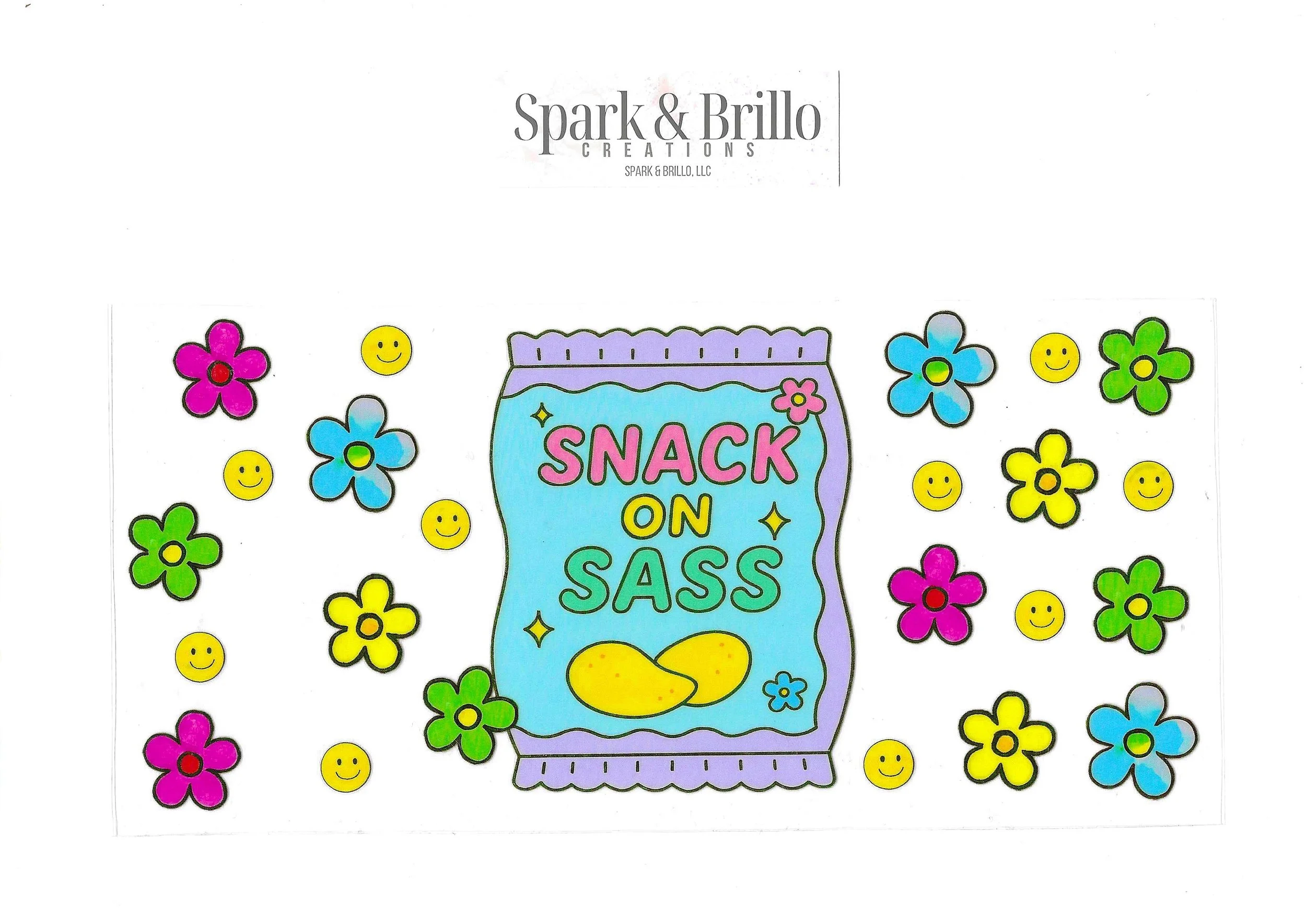 Sarcasm III - 16 oz UV DTF Wraps
