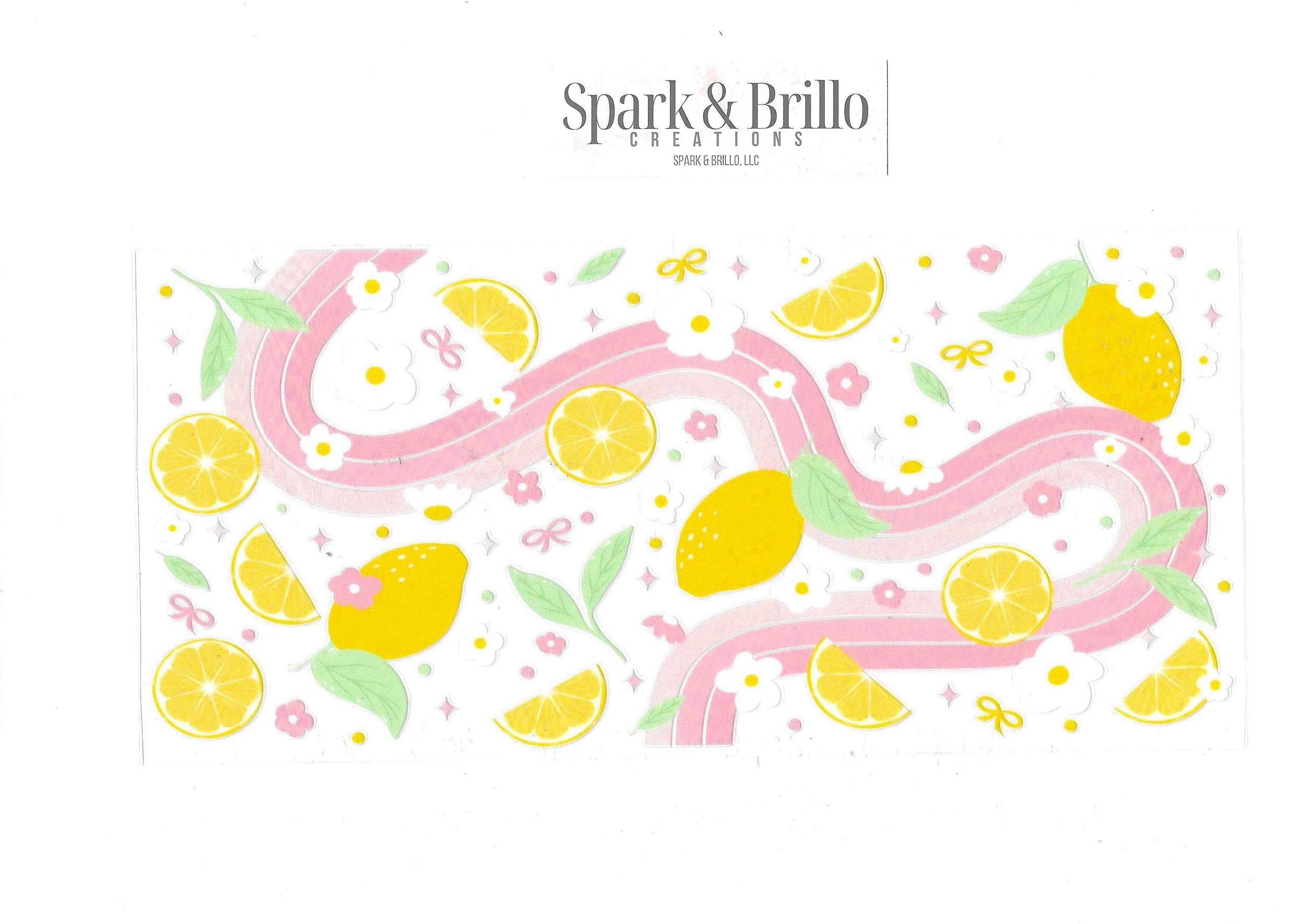 Lemons -  16 OZ UV DTF Wraps