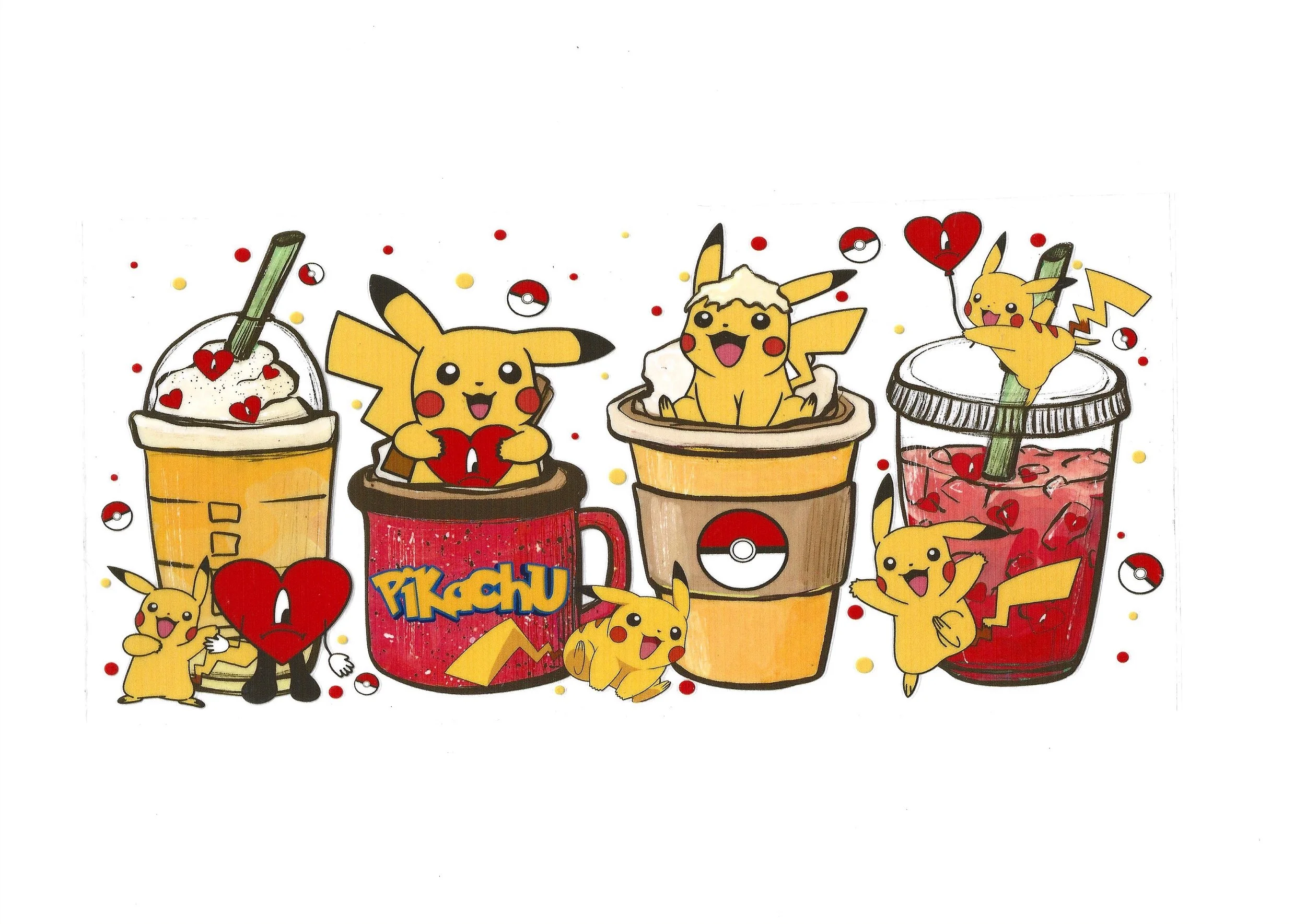 Pokemon- 16 OZ Wraps