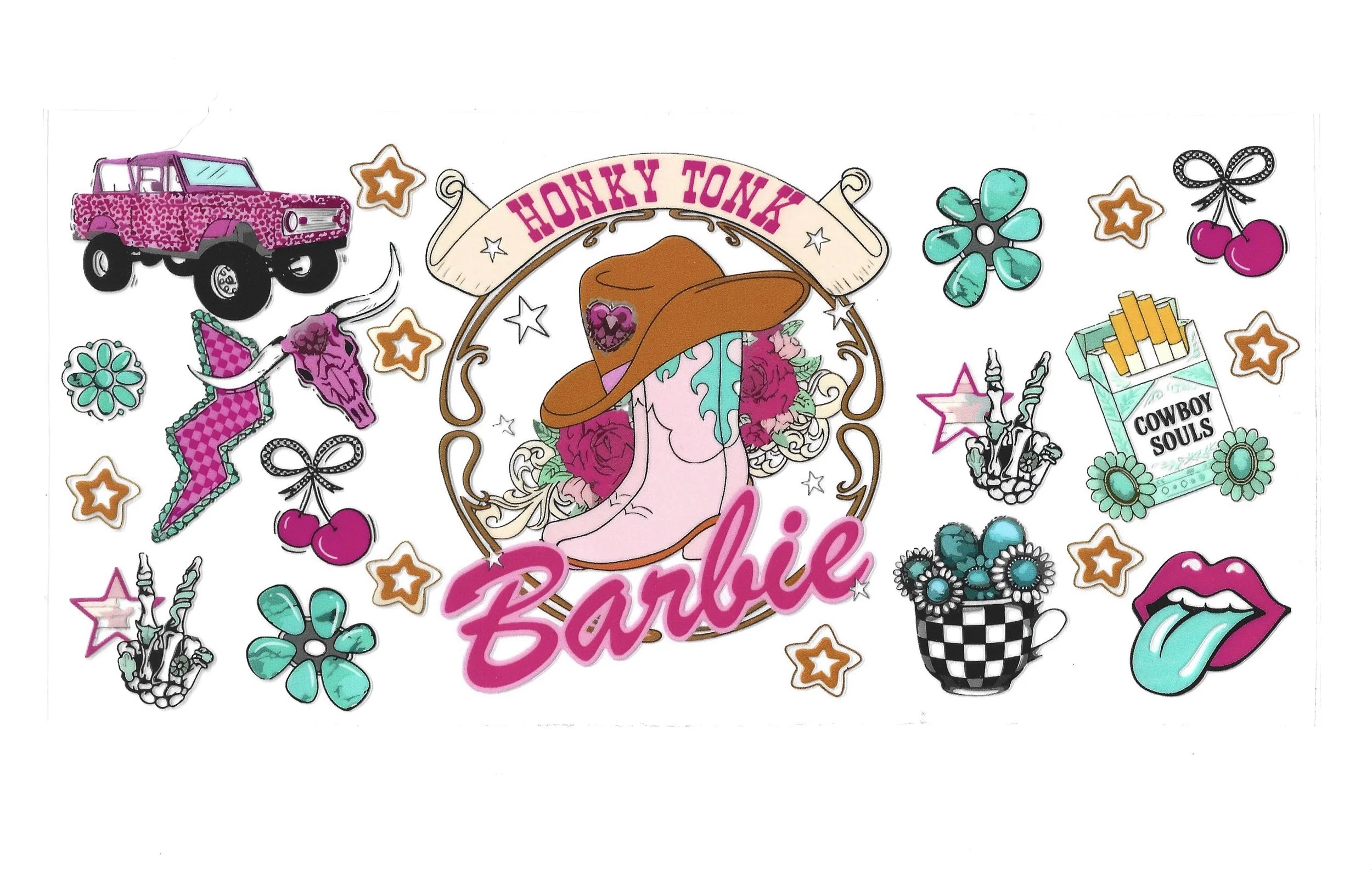 Western -  16 OZ  UV DTF Wraps