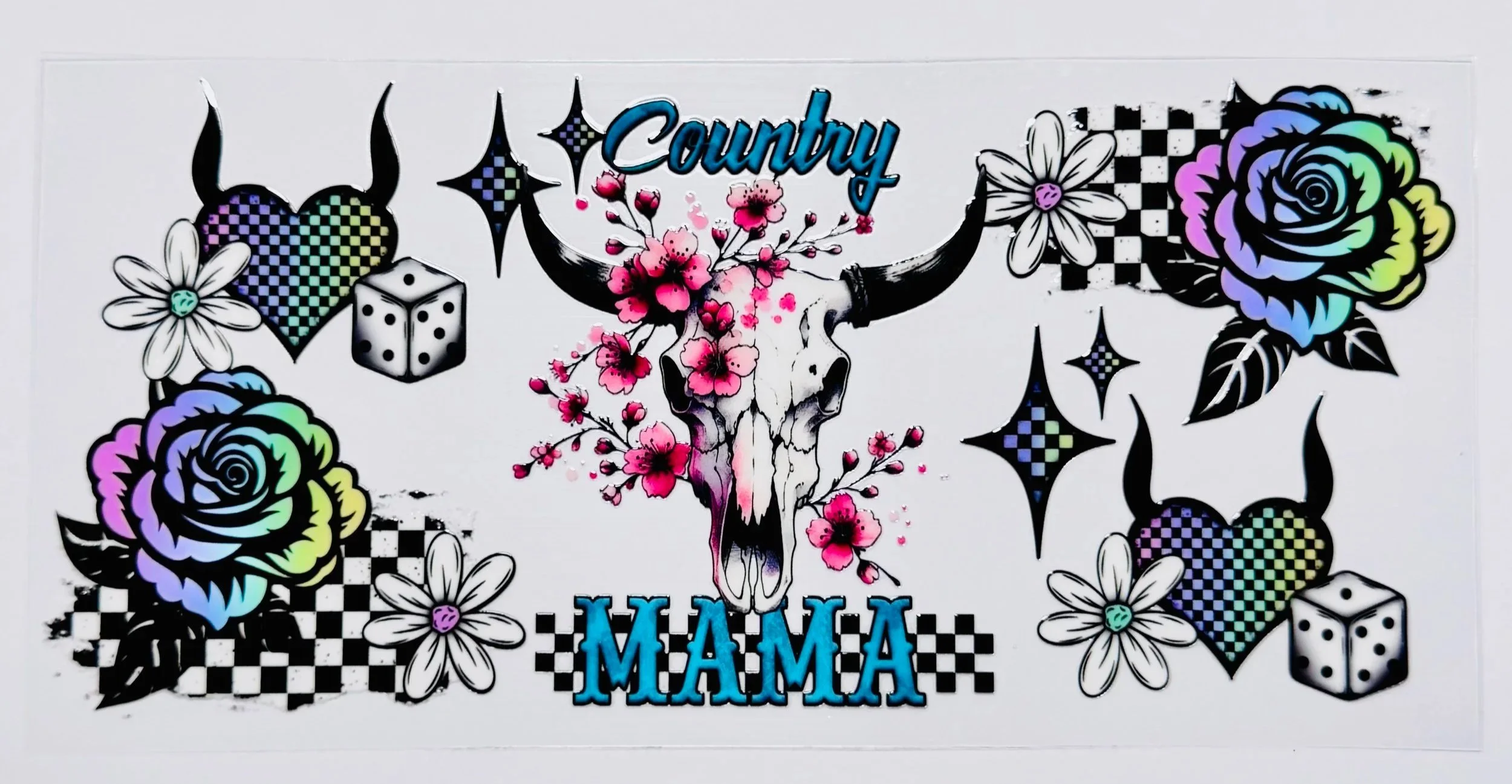 Mama -  16 OZ  UV DTF Wraps