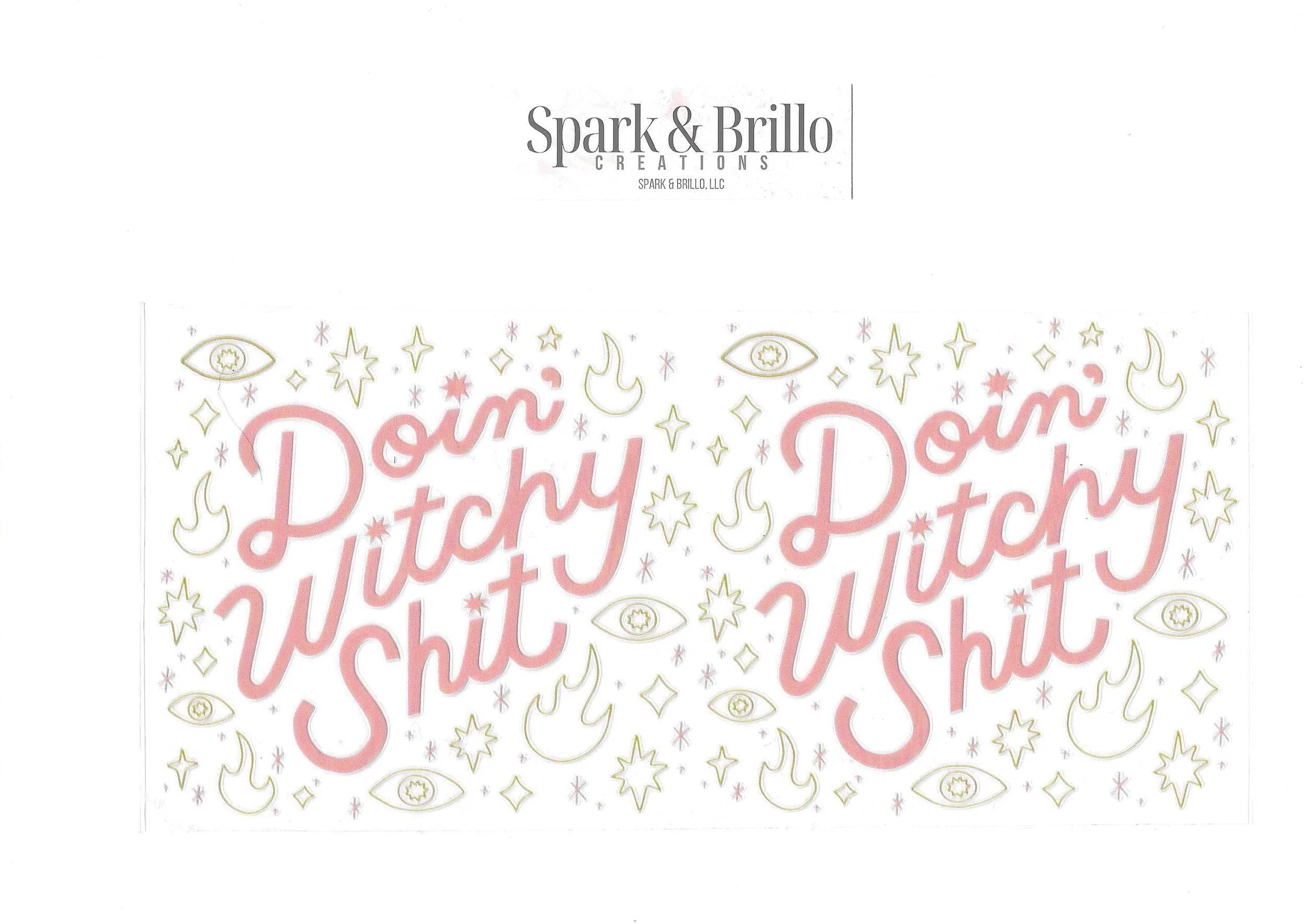 Sarcasm VII - 16 oz UV DTF Wraps