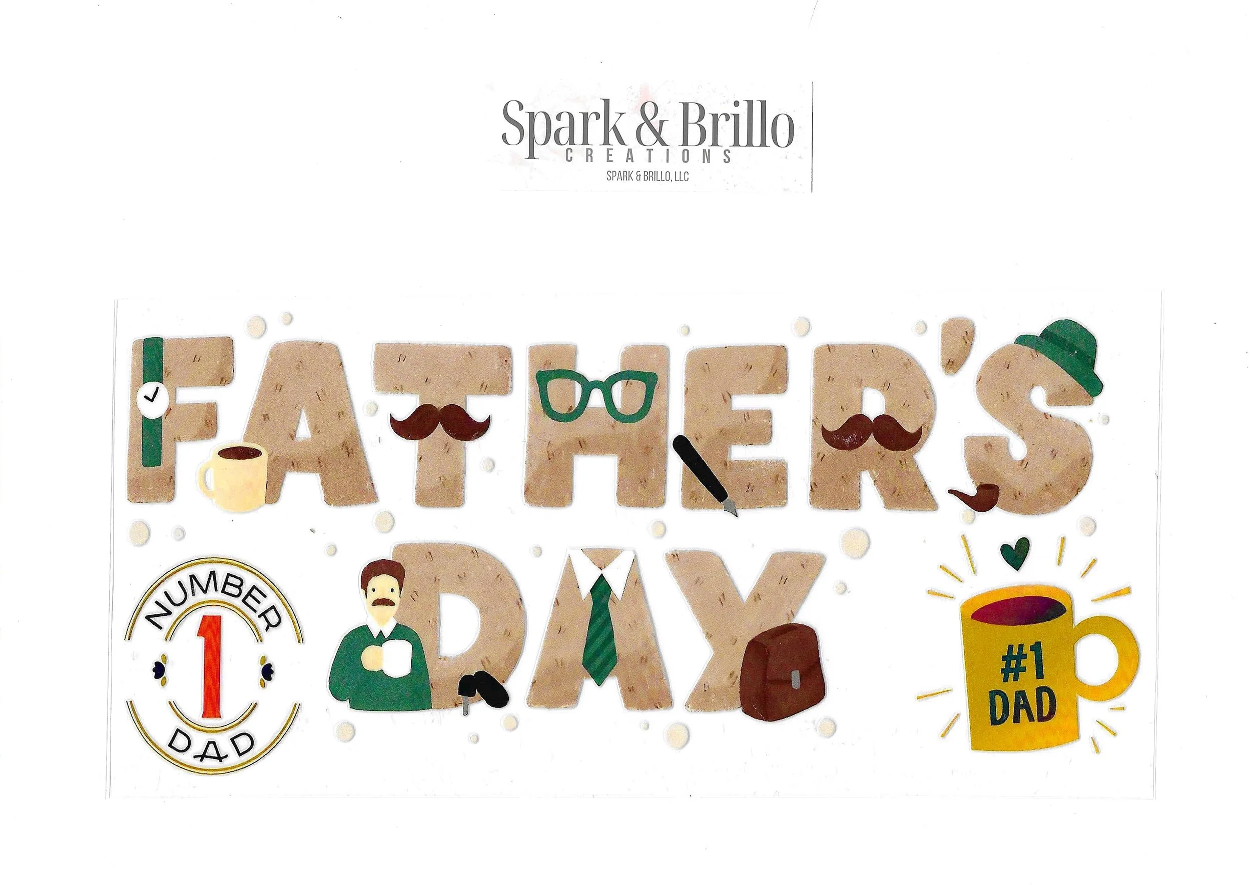 Dad | Father's Day - VI Multiple Designs -  16 OZ  UV DTF Wraps