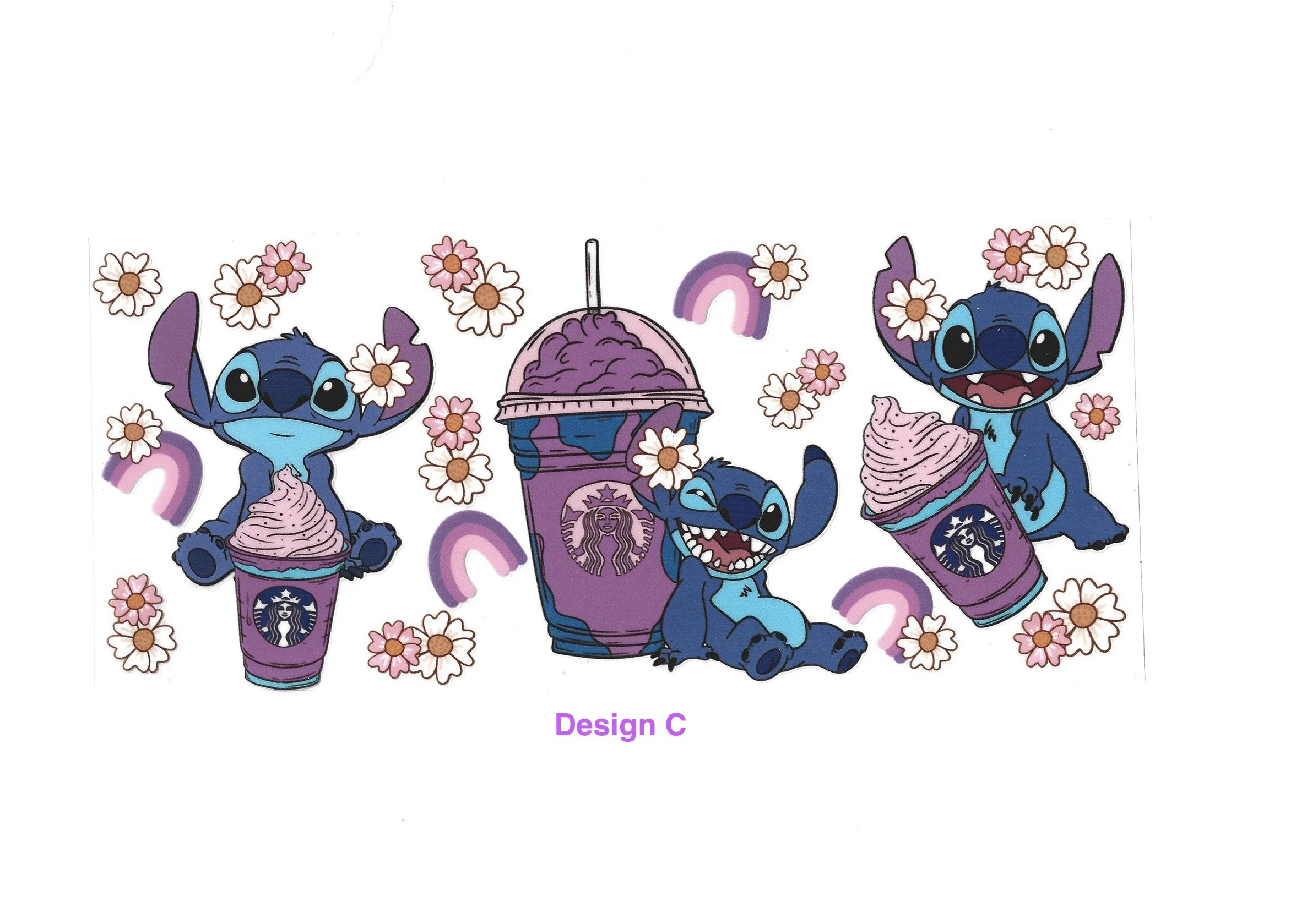 Blue Alien- 16 OZ Wraps (Various Designs)