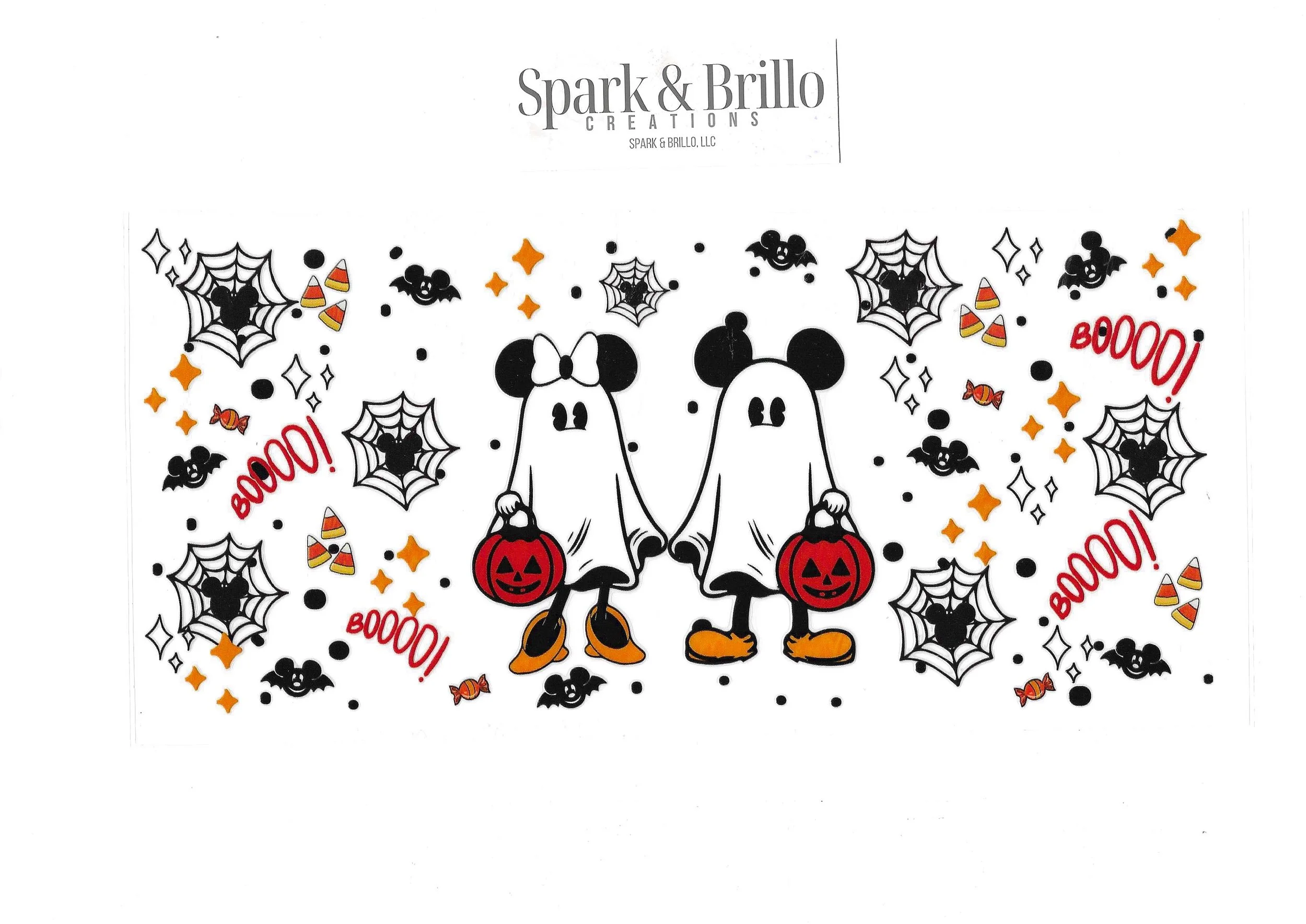 Halloween | Cartoons - 16 OZ UV DTF Wraps