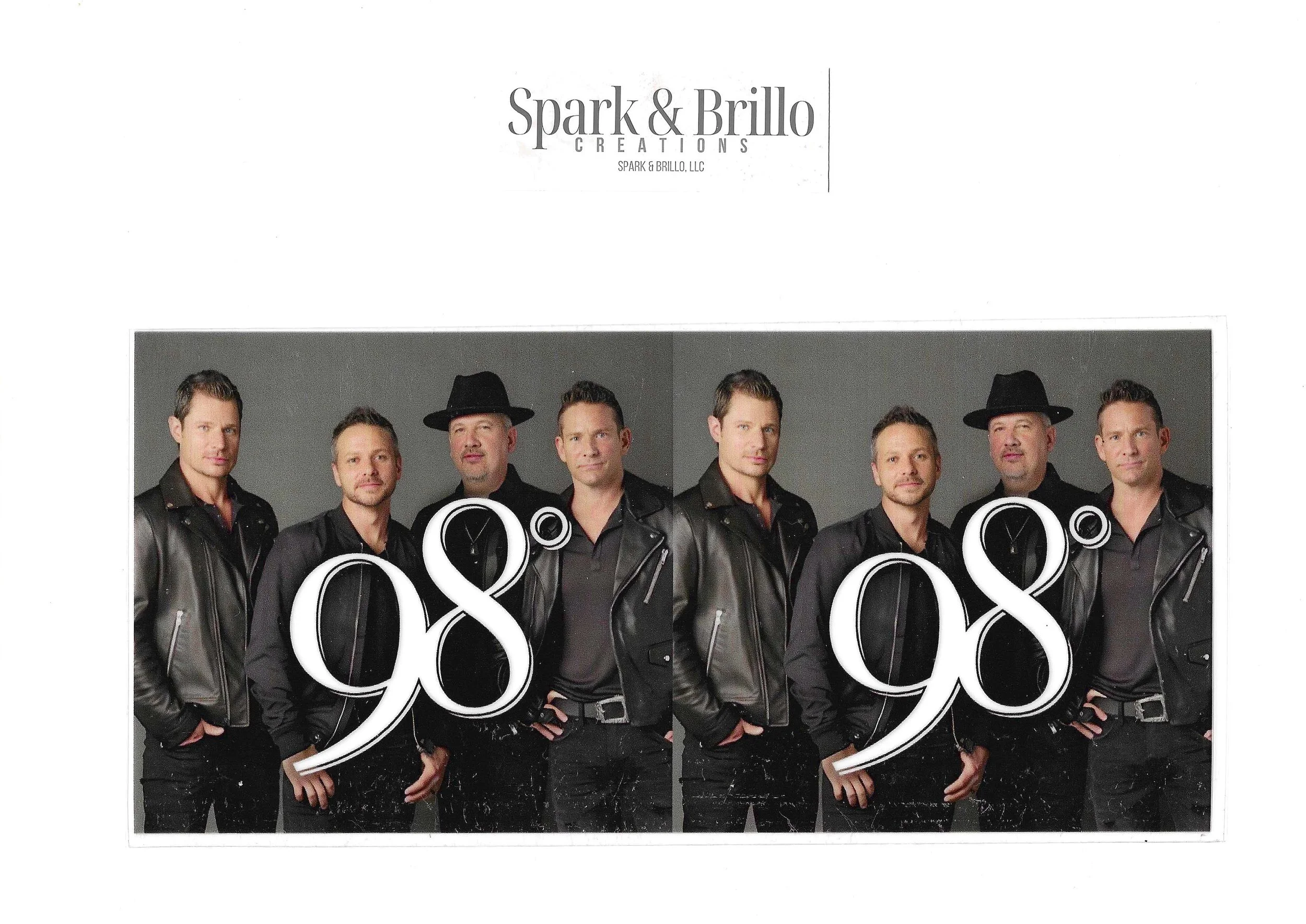 Music: 98 Degrees - 16 oz UV DTF Wraps