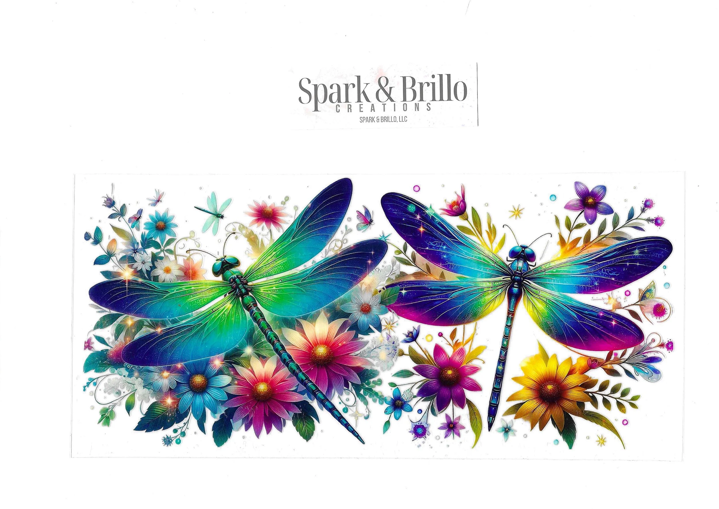 Dragonfly | Dragonflies - 16 OZ UV DTF Wraps