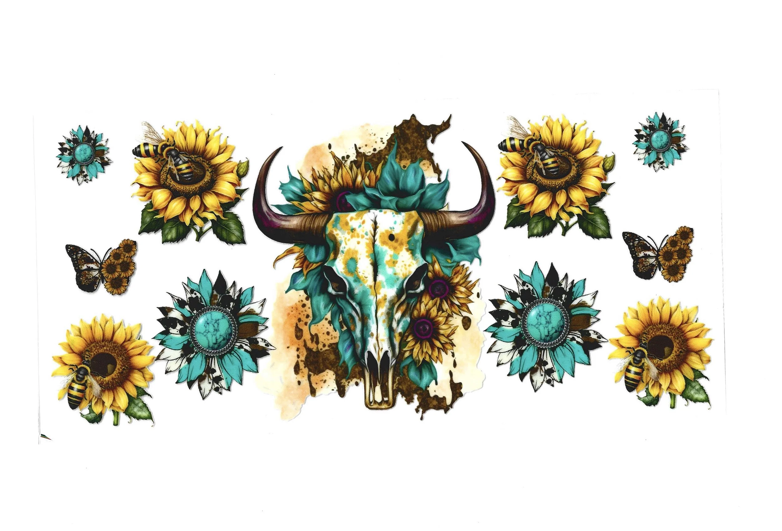 Western -  16 OZ  UV DTF Wraps