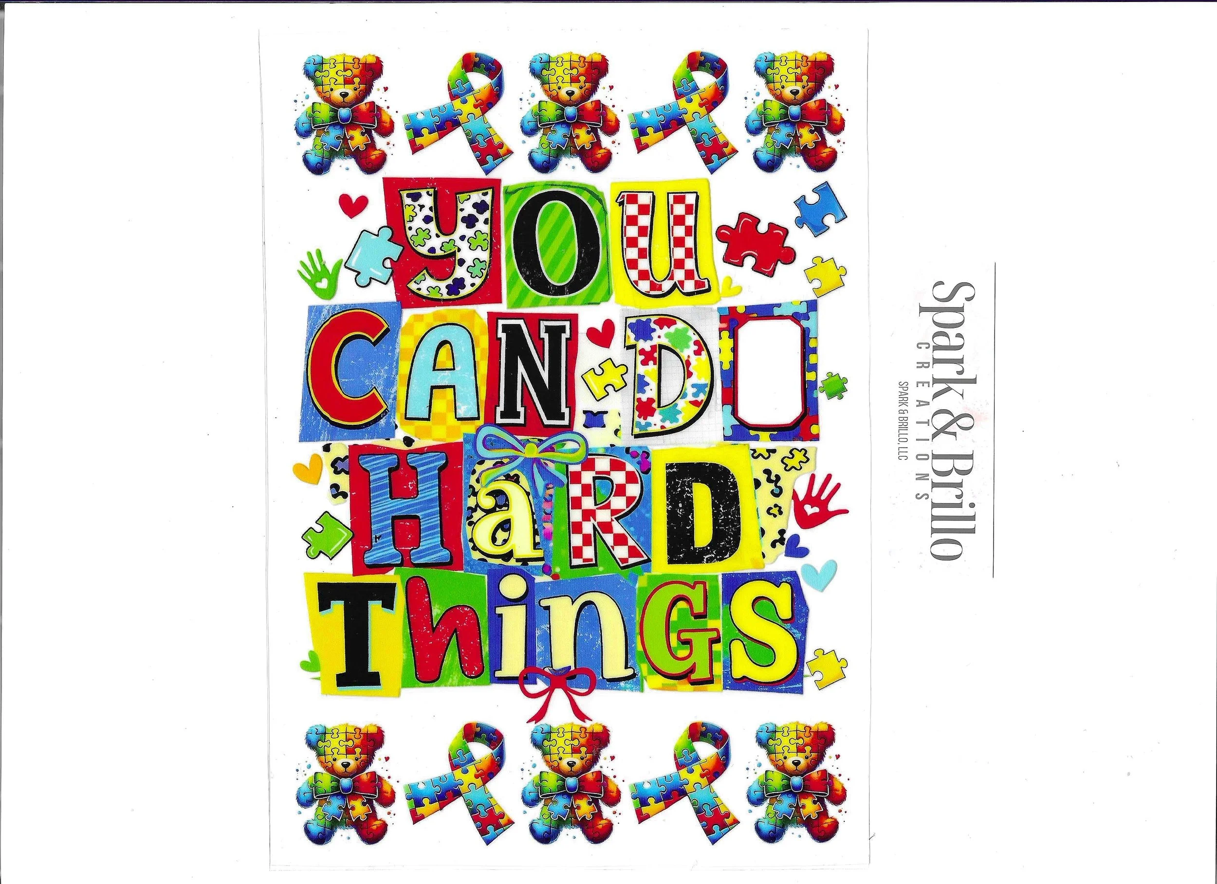 Autism -  A5 Notebooks UV DTF Transfers