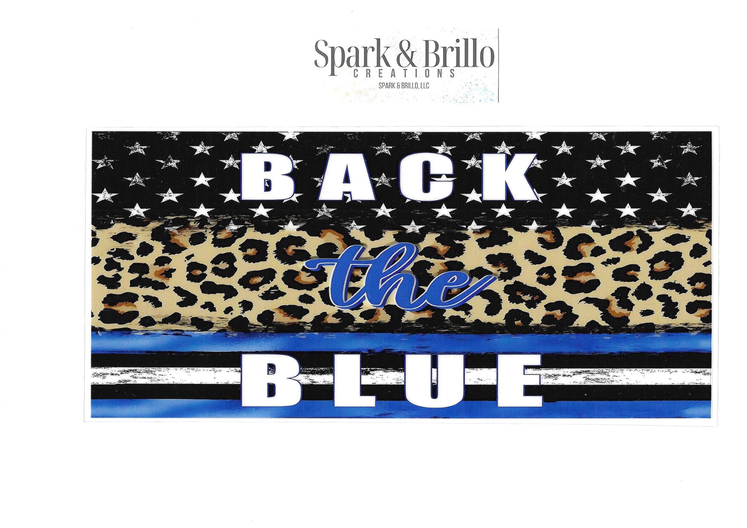 Police -  16 OZ  UV DTF Wraps