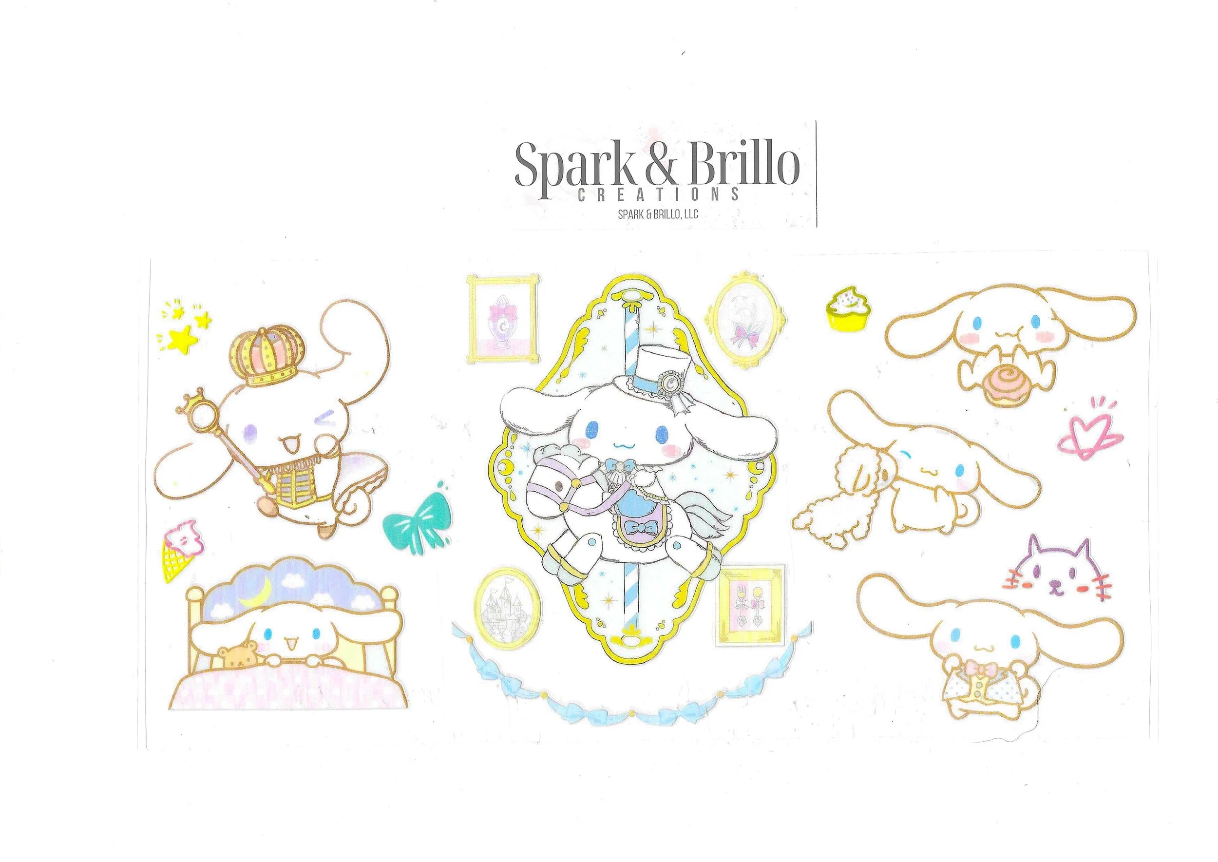 Cinnamoroll - 16 Oz. UV DTF Transfers