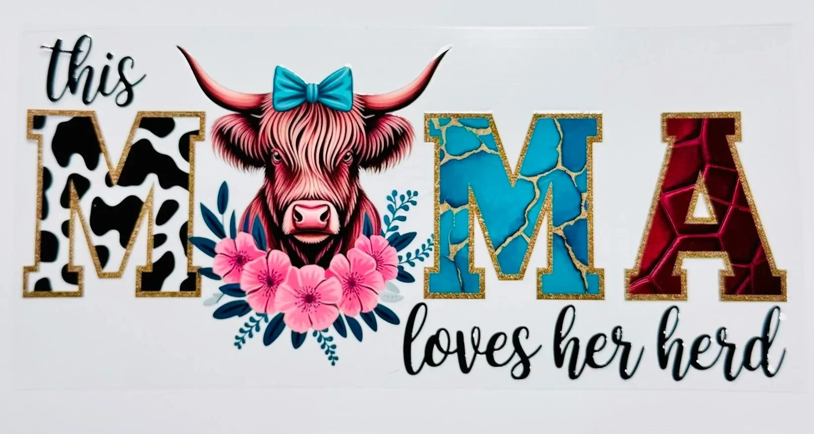 Mama -  16 OZ  UV DTF Wraps