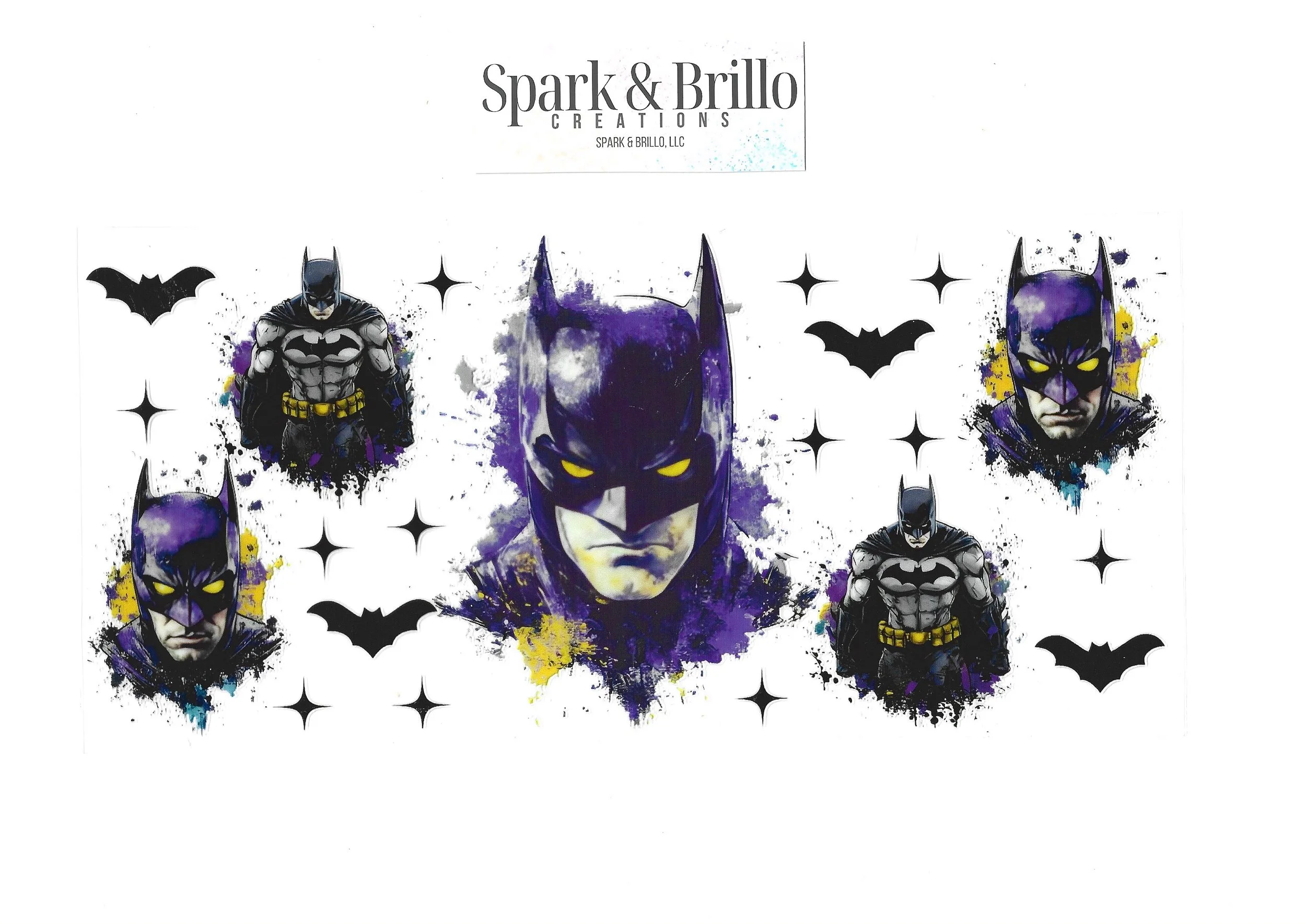 Batman - 16 OZ UV DTF Wraps