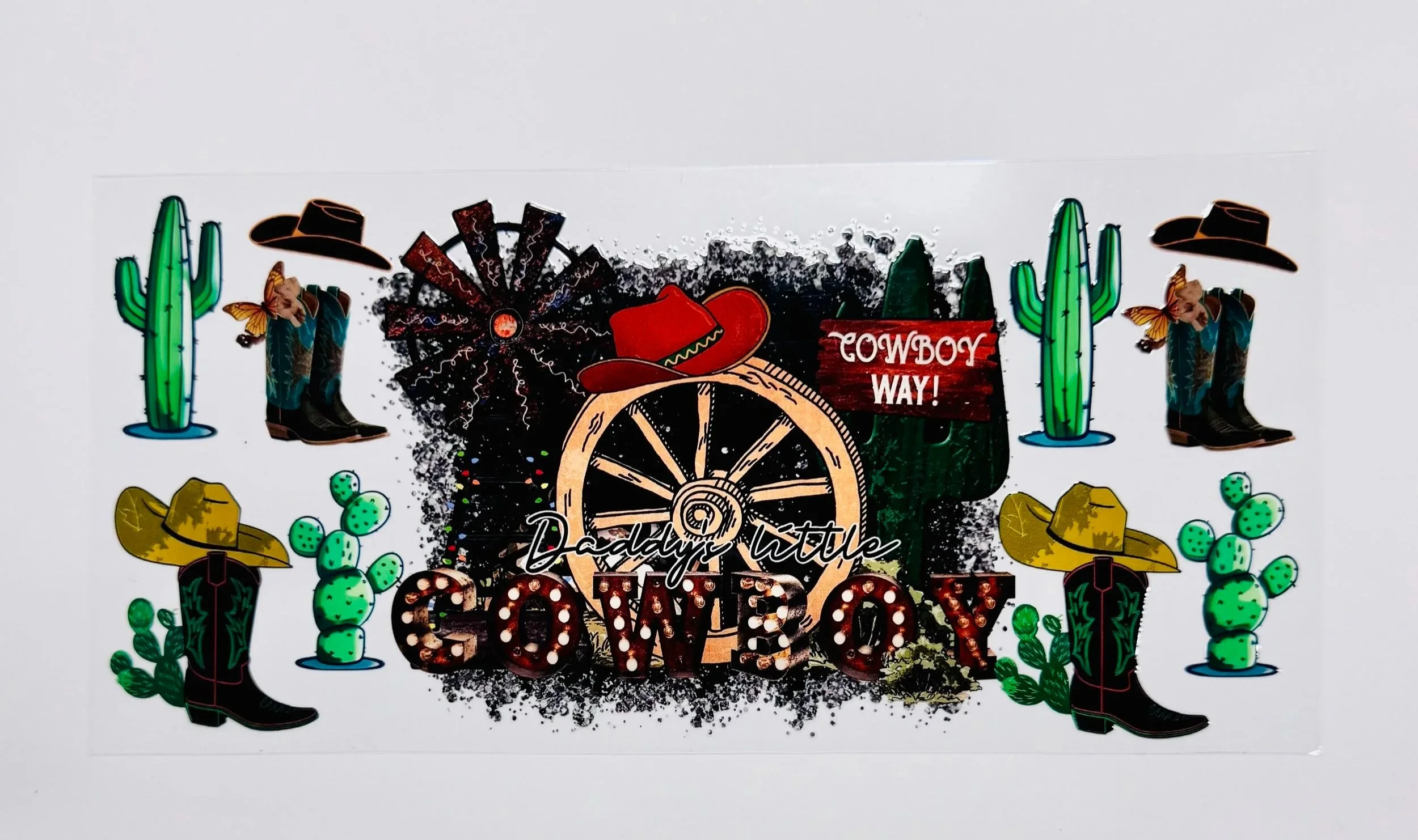 Western -  16 OZ  UV DTF Wraps