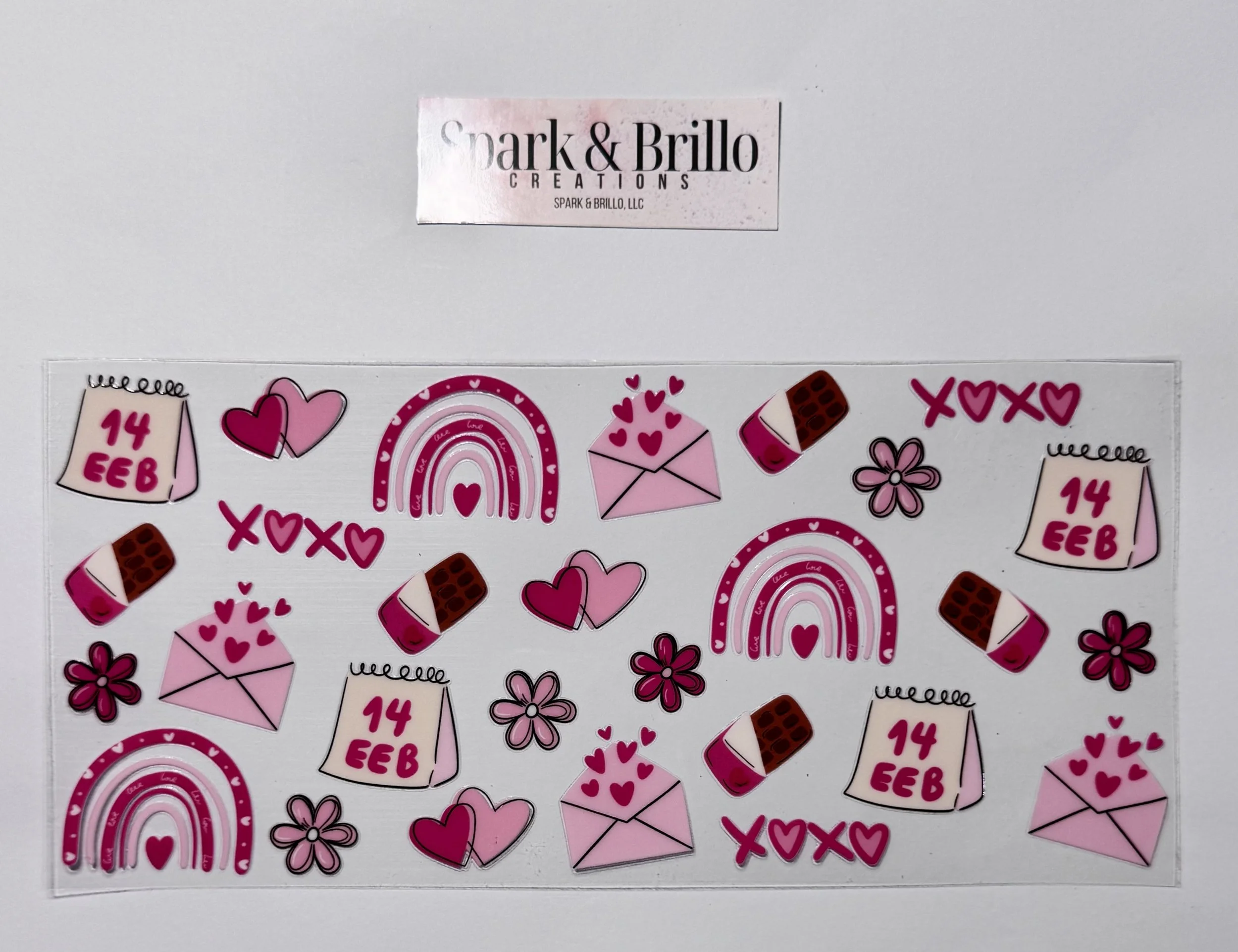 Valentine's Day 16 OZ Wraps