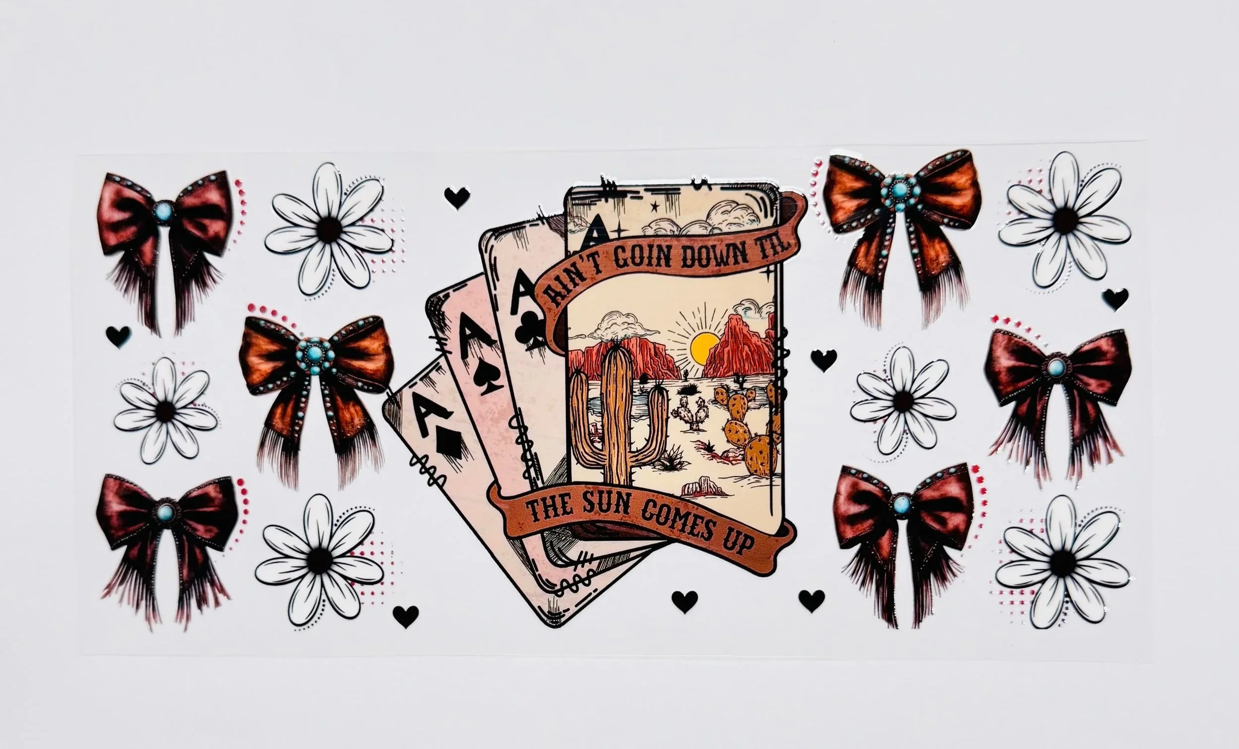 Western -  16 OZ  UV DTF Wraps