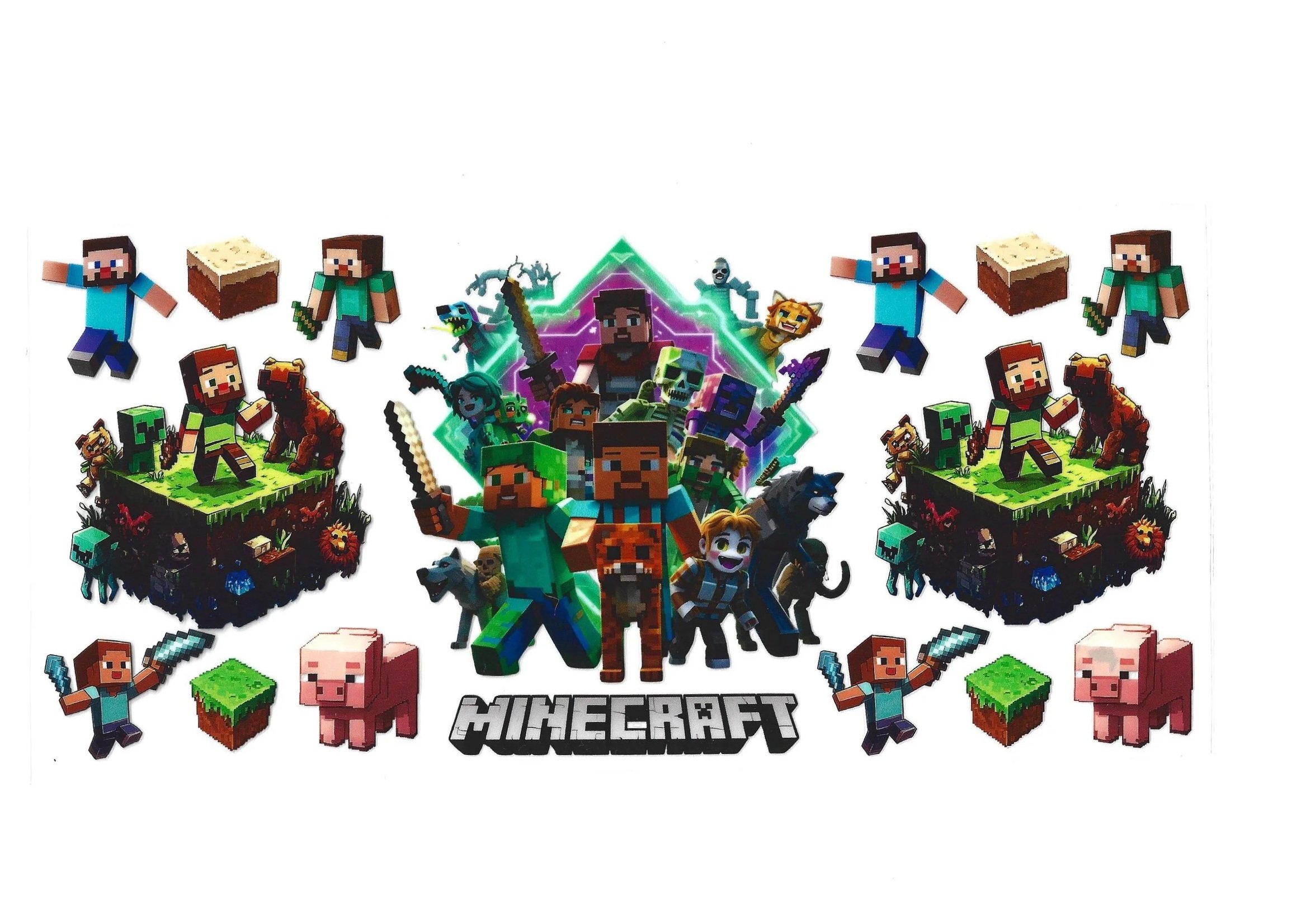 Minecraft - 16 OZ Wraps