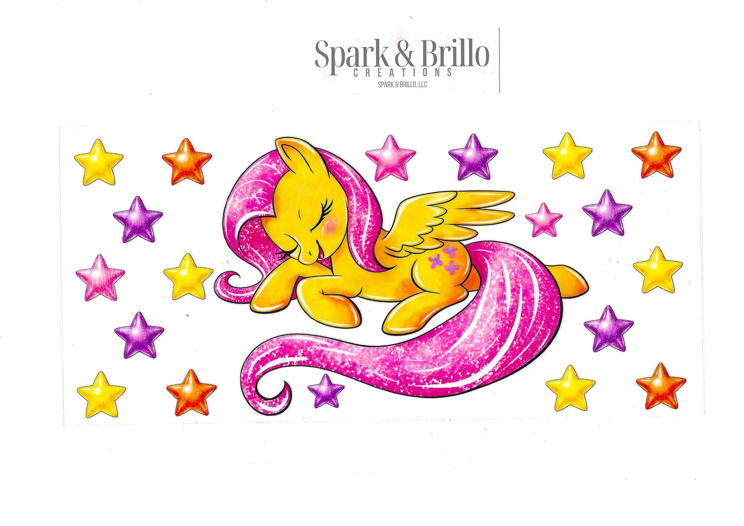 My Little Pony - 16 oz UV DTF Wraps