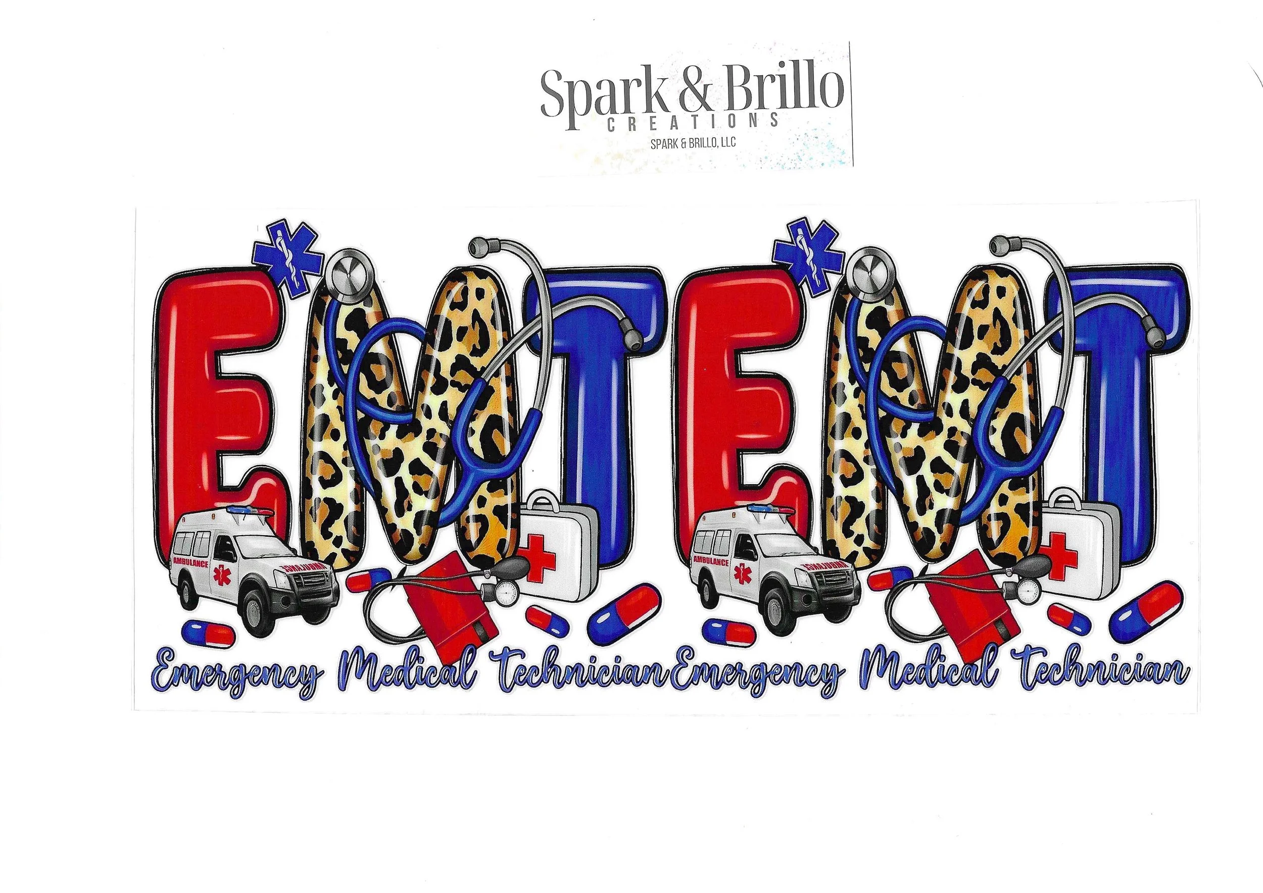 Dispatcher | EMT | EMS | Paramedics -  16 OZ  UV DTF Wraps