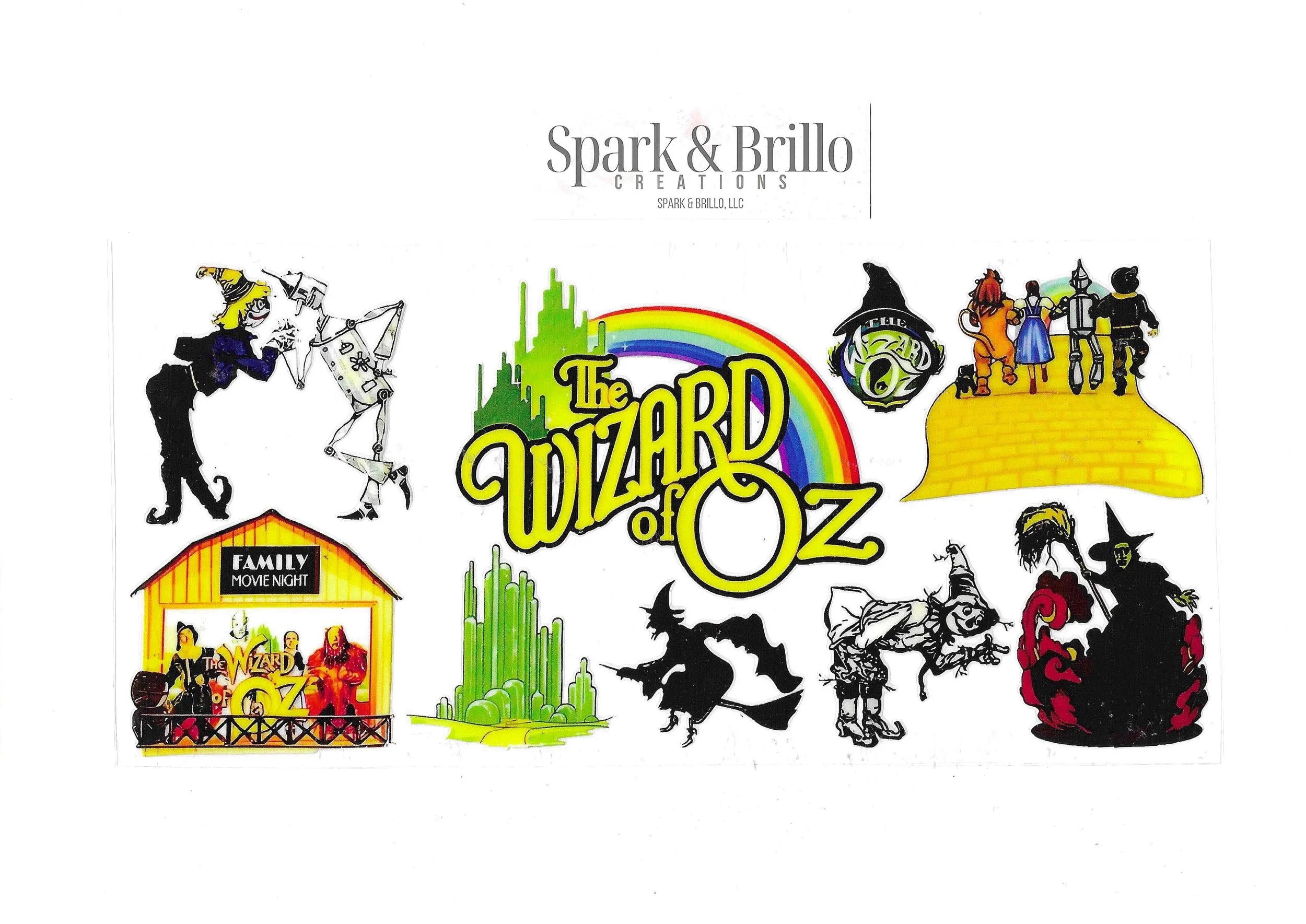 Wizard of Oz - 16 oz UV DTF Wraps
