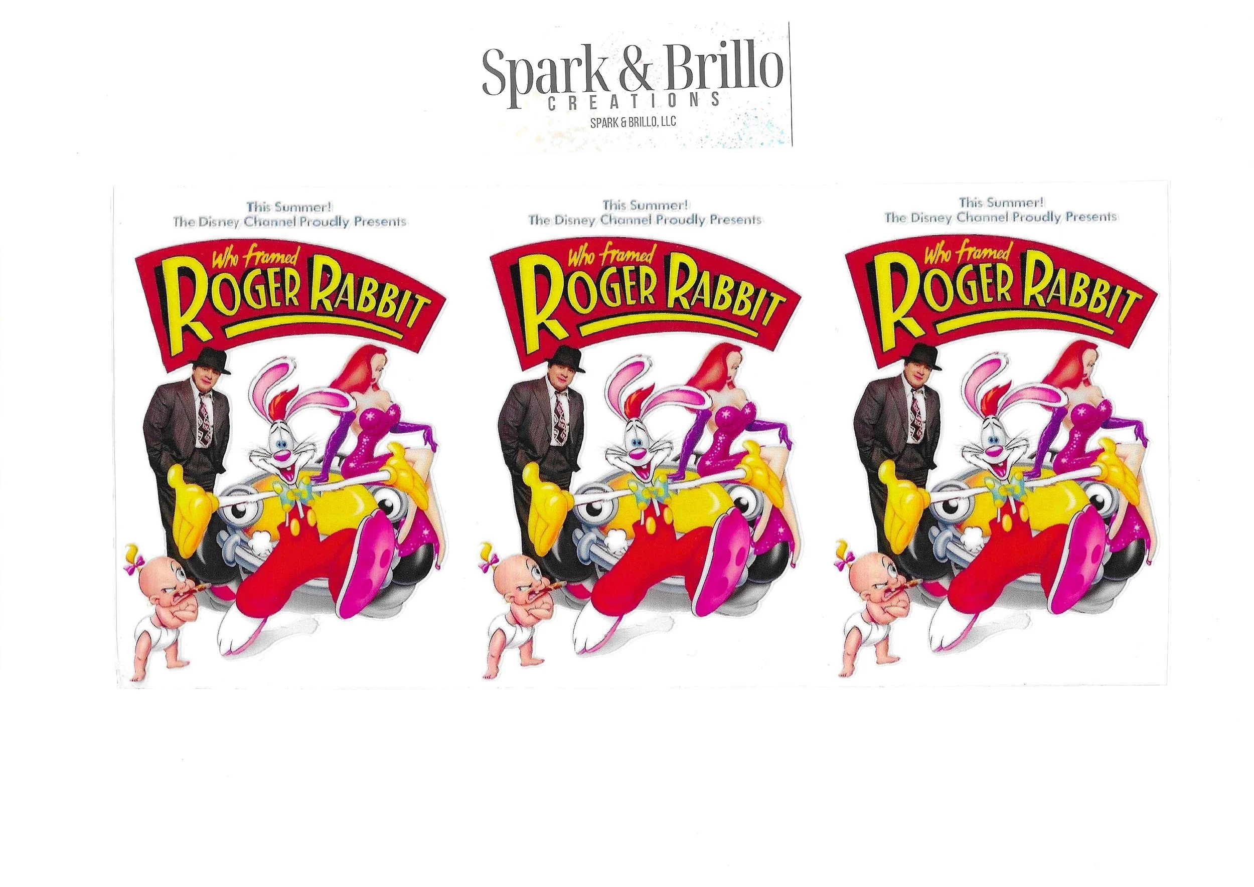 Sparkling New | Roger Rabbit - 16 oz UV DTF Wraps