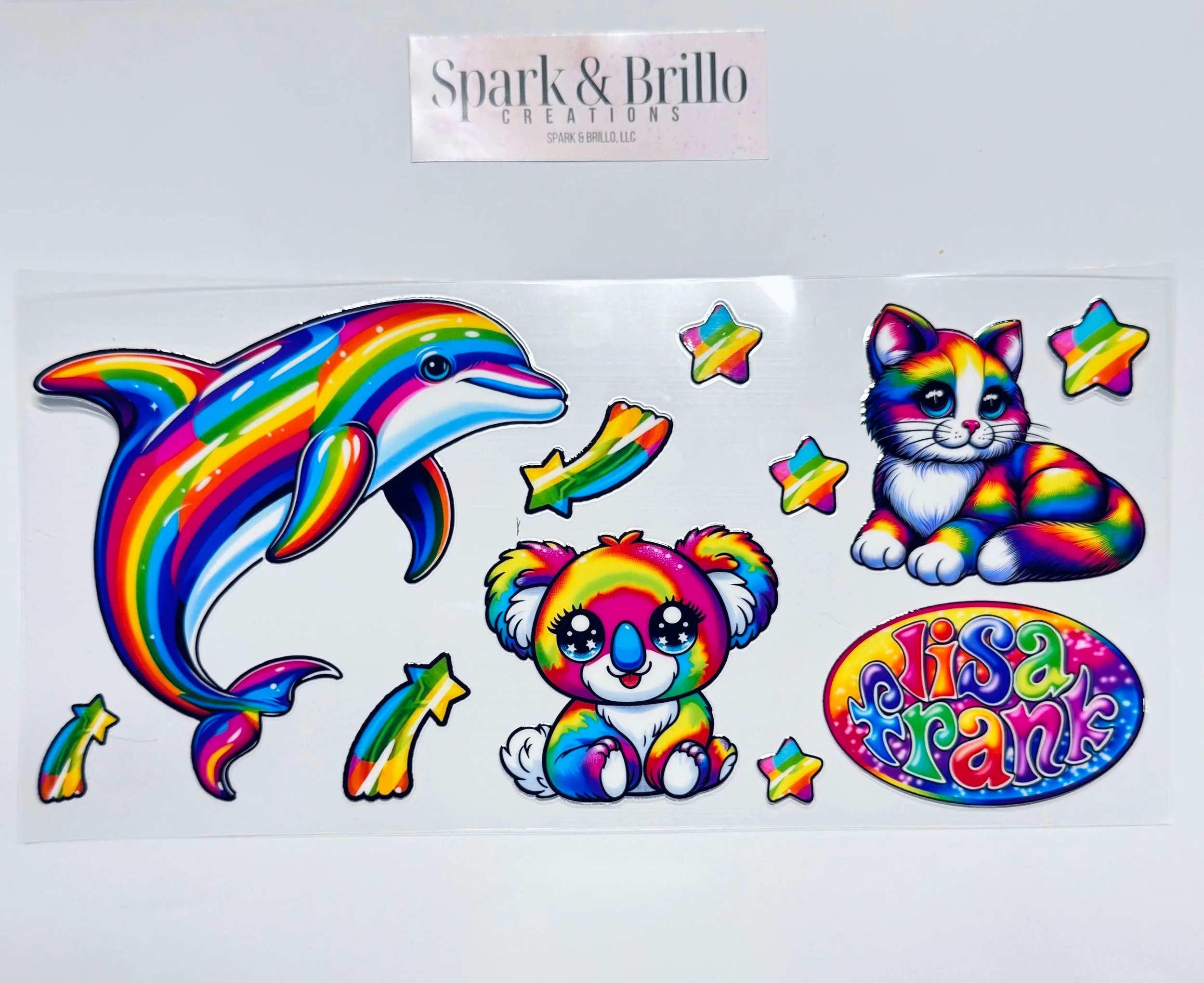 Lisa Frank -  16 OZ  UV DTF Wrap